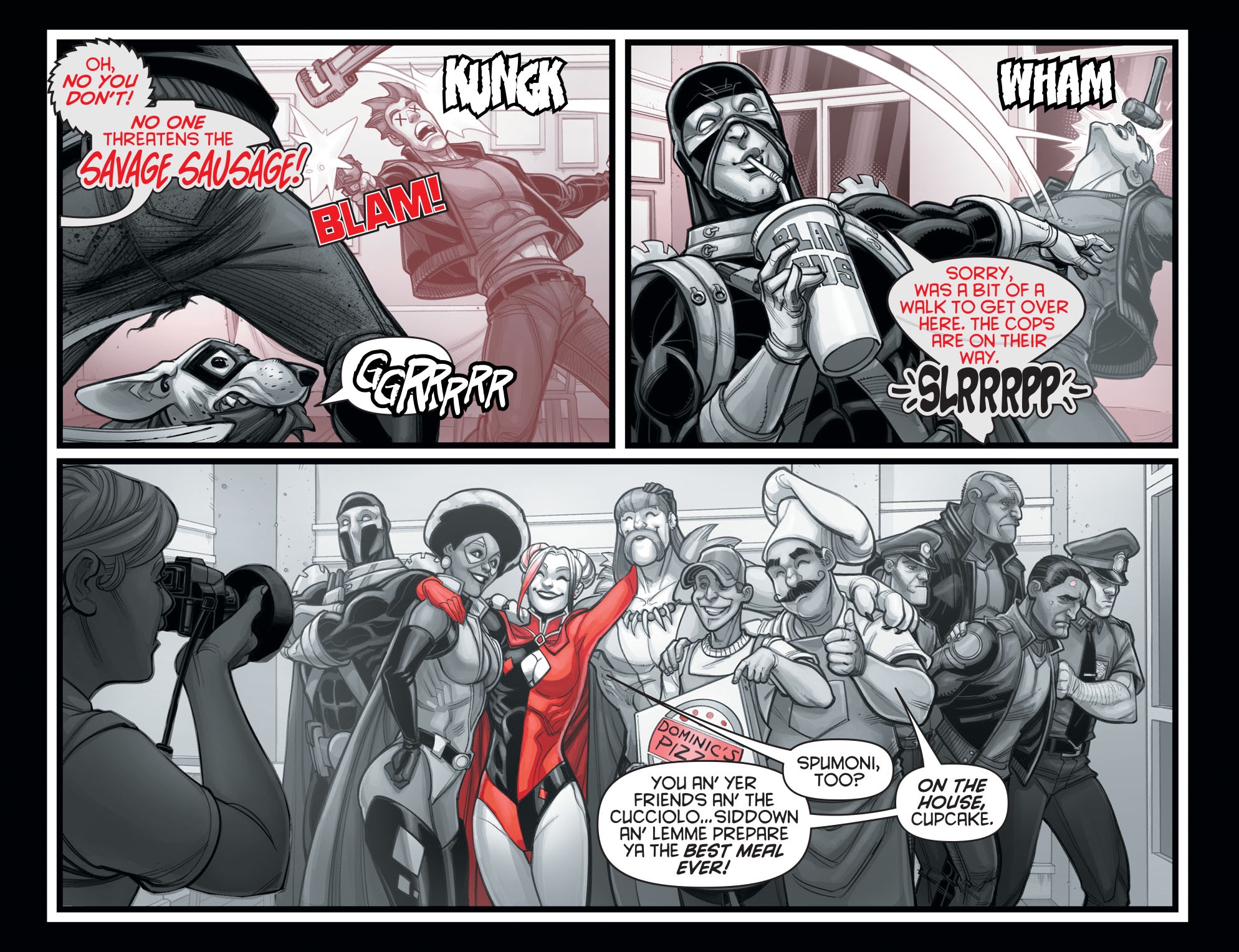 Read online Harley Quinn Black   White   Red comic -  Issue #12 - 21