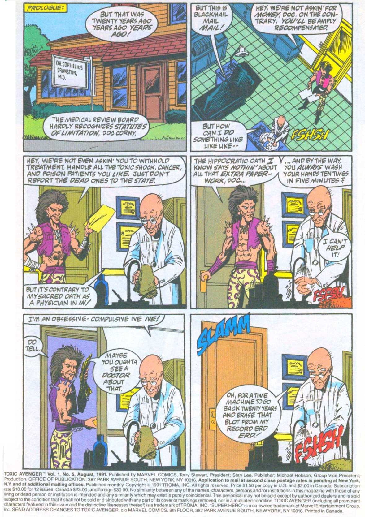 Read online Toxic Avenger comic -  Issue #5 - 2