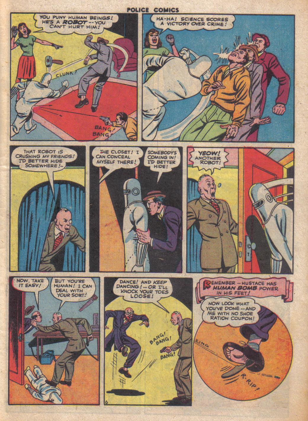 Read online Police Comics comic -  Issue #35 - 48