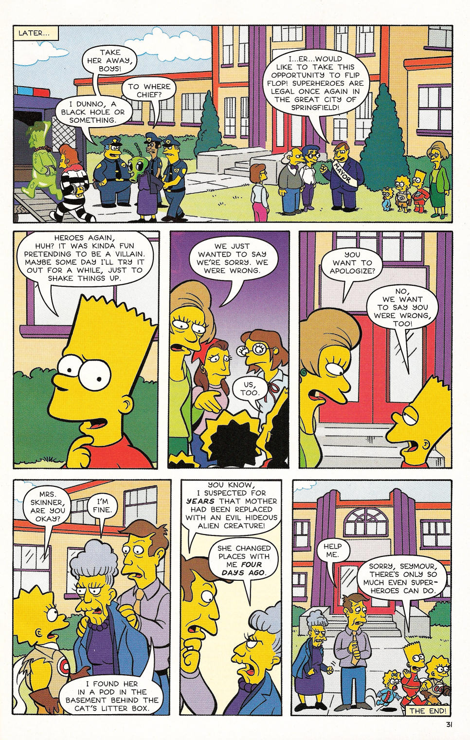 Read online Bongo Comics Presents Simpsons Super Spectacular comic -  Issue #3 - 27