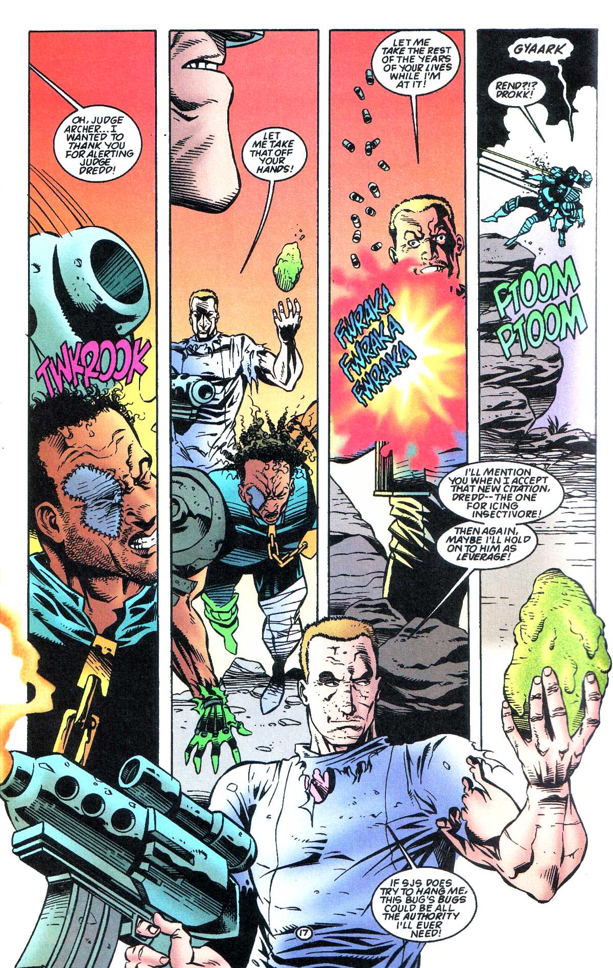 Read online Judge Dredd: Legends of the Law comic -  Issue #7 - 21