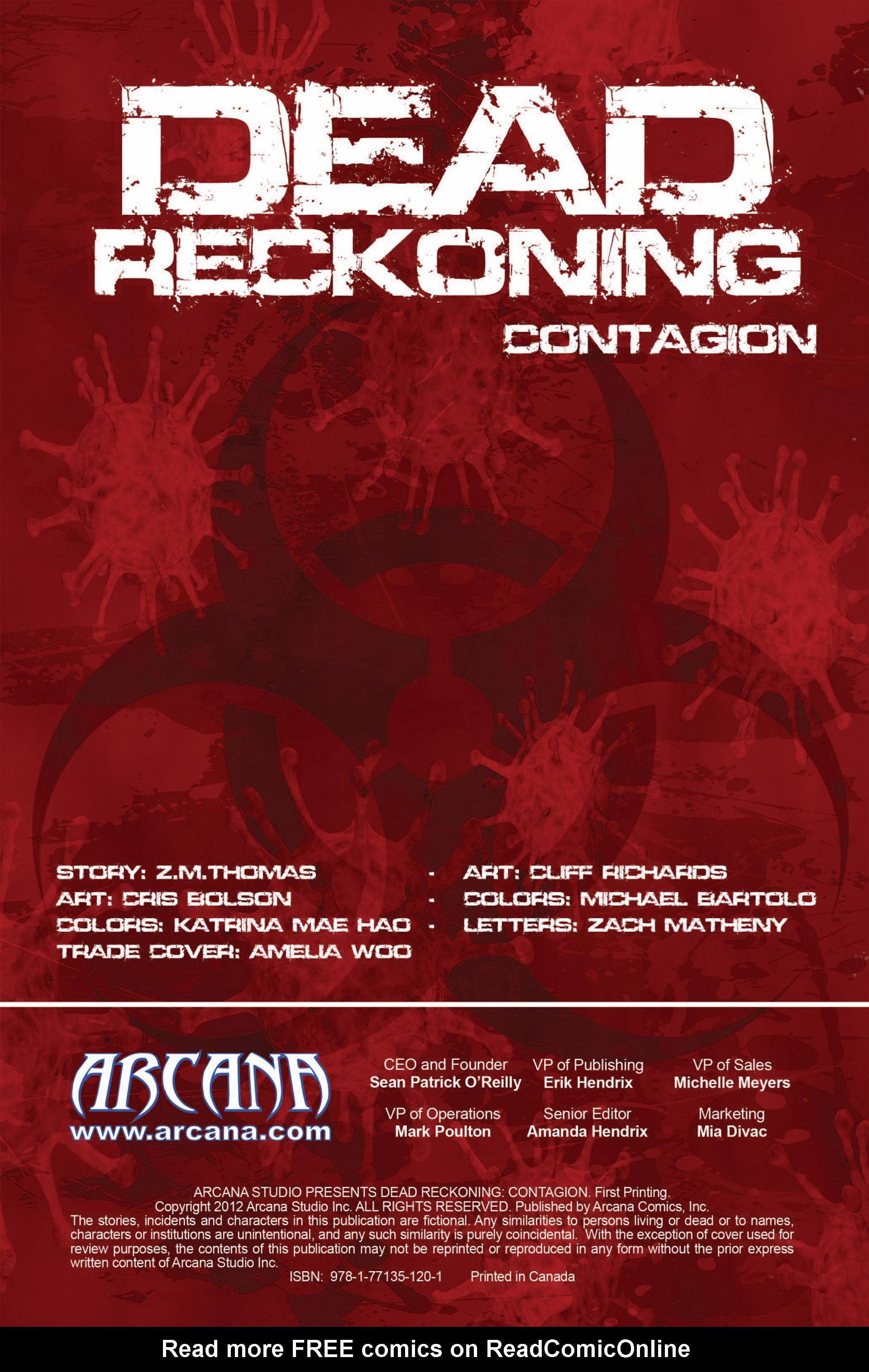 Read online Dead Reckoning: Contagion comic -  Issue #3 - 2