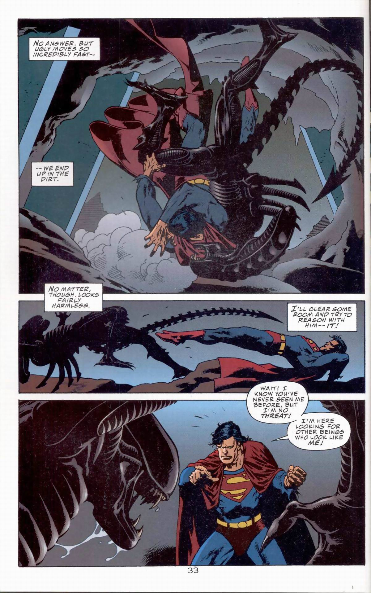 Read online Superman vs. Aliens comic -  Issue #1 - 37