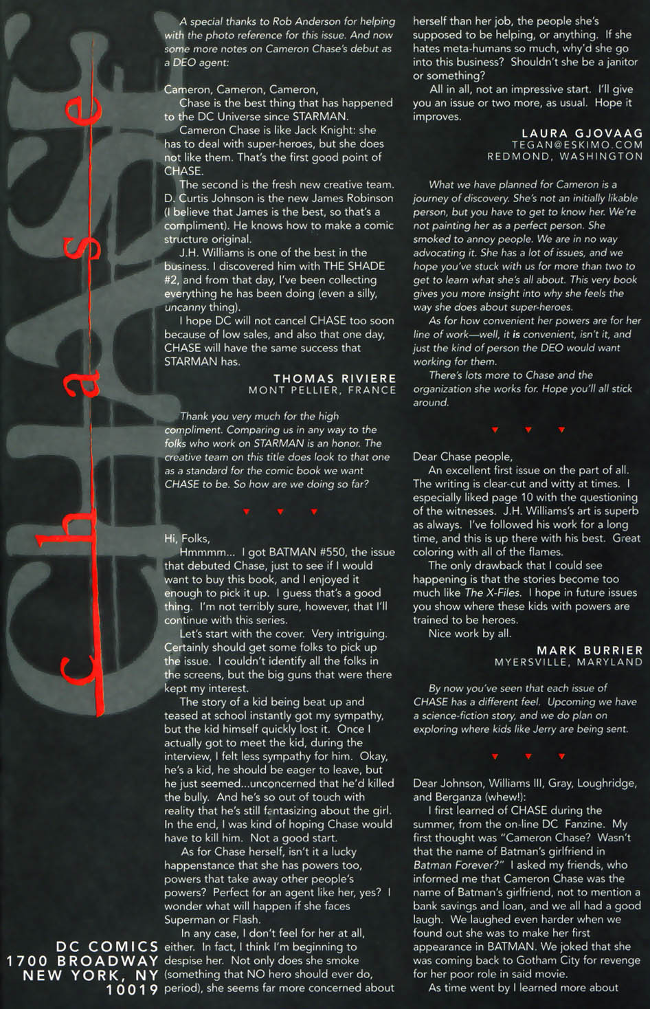 Read online Chase comic -  Issue #6 - 24