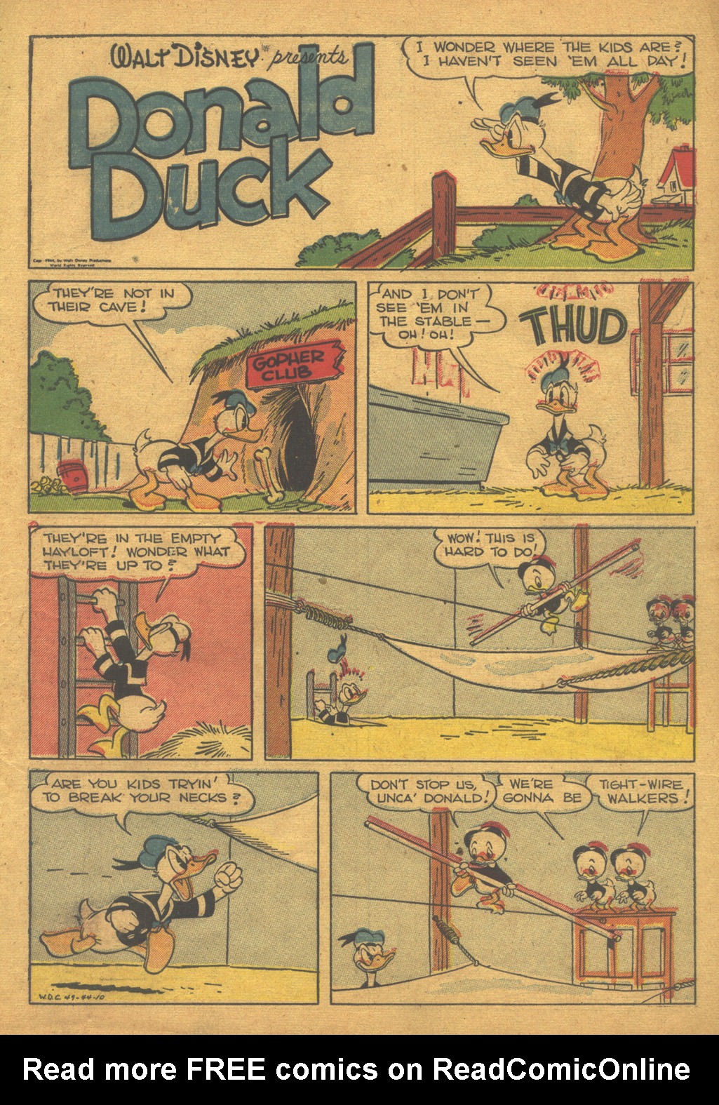 Read online Walt Disney's Comics and Stories comic -  Issue #49 - 3