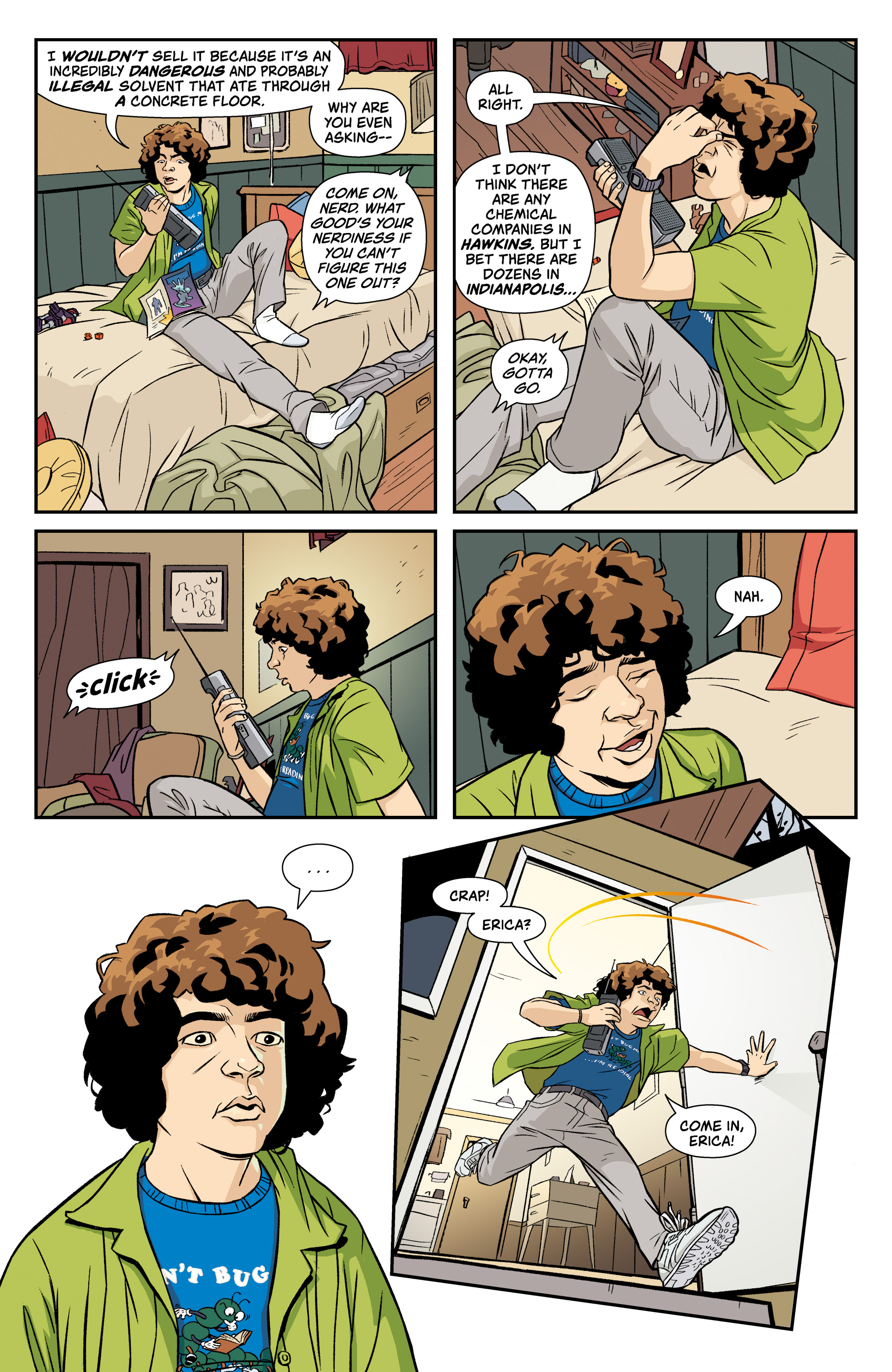 Read online Free Comic Book Day 2022 comic -  Issue # Stranger Things ft. Minecraft - 5