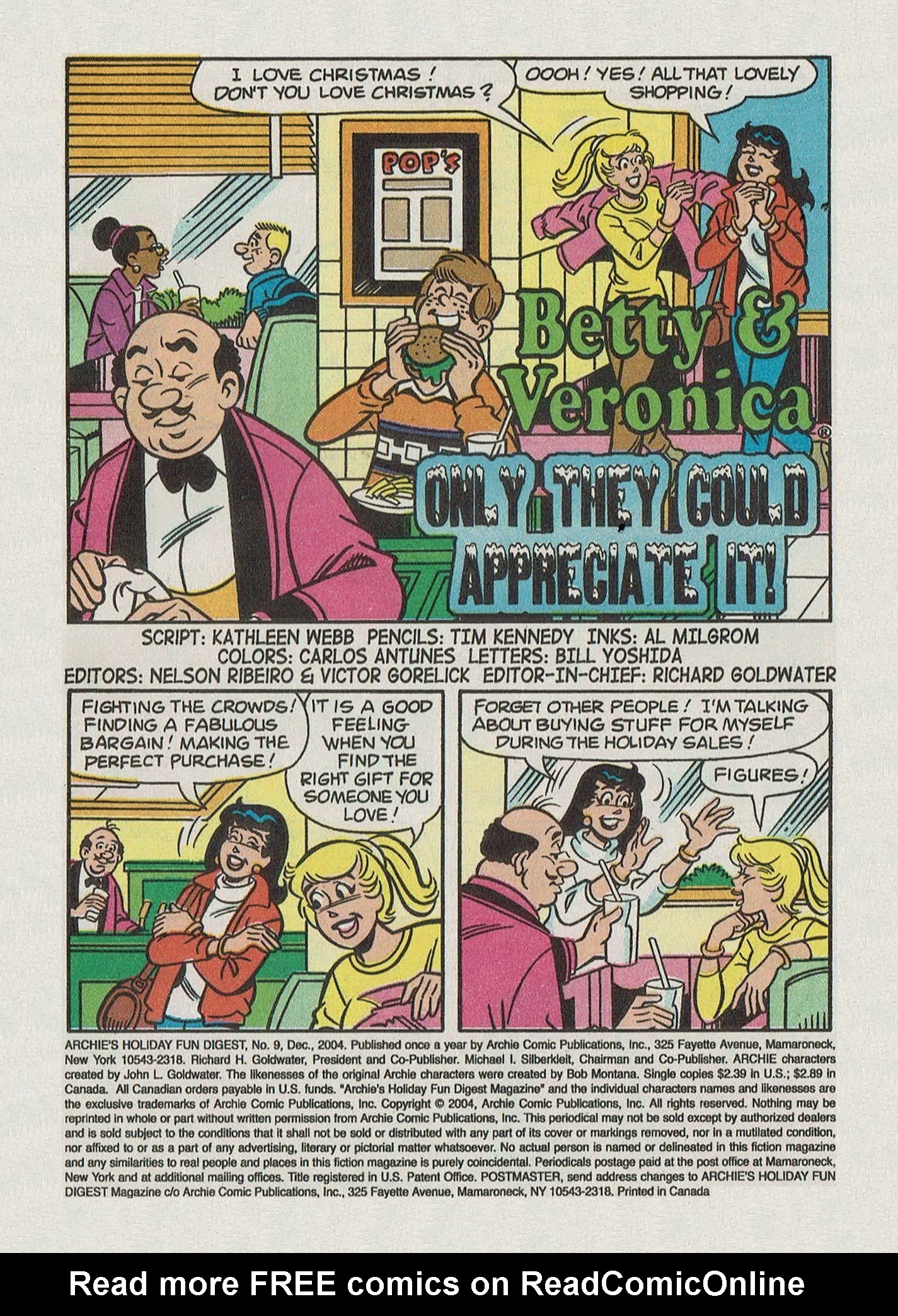 Read online Archie's Holiday Fun Digest comic -  Issue #9 - 3