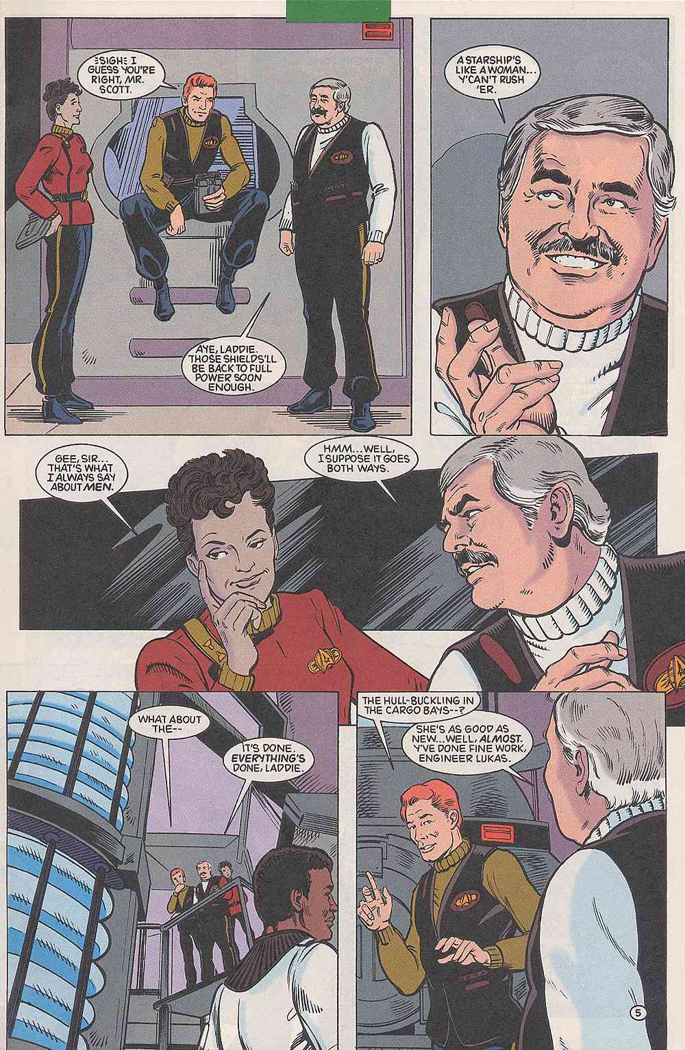 Read online Star Trek (1989) comic -  Issue #38 - 5