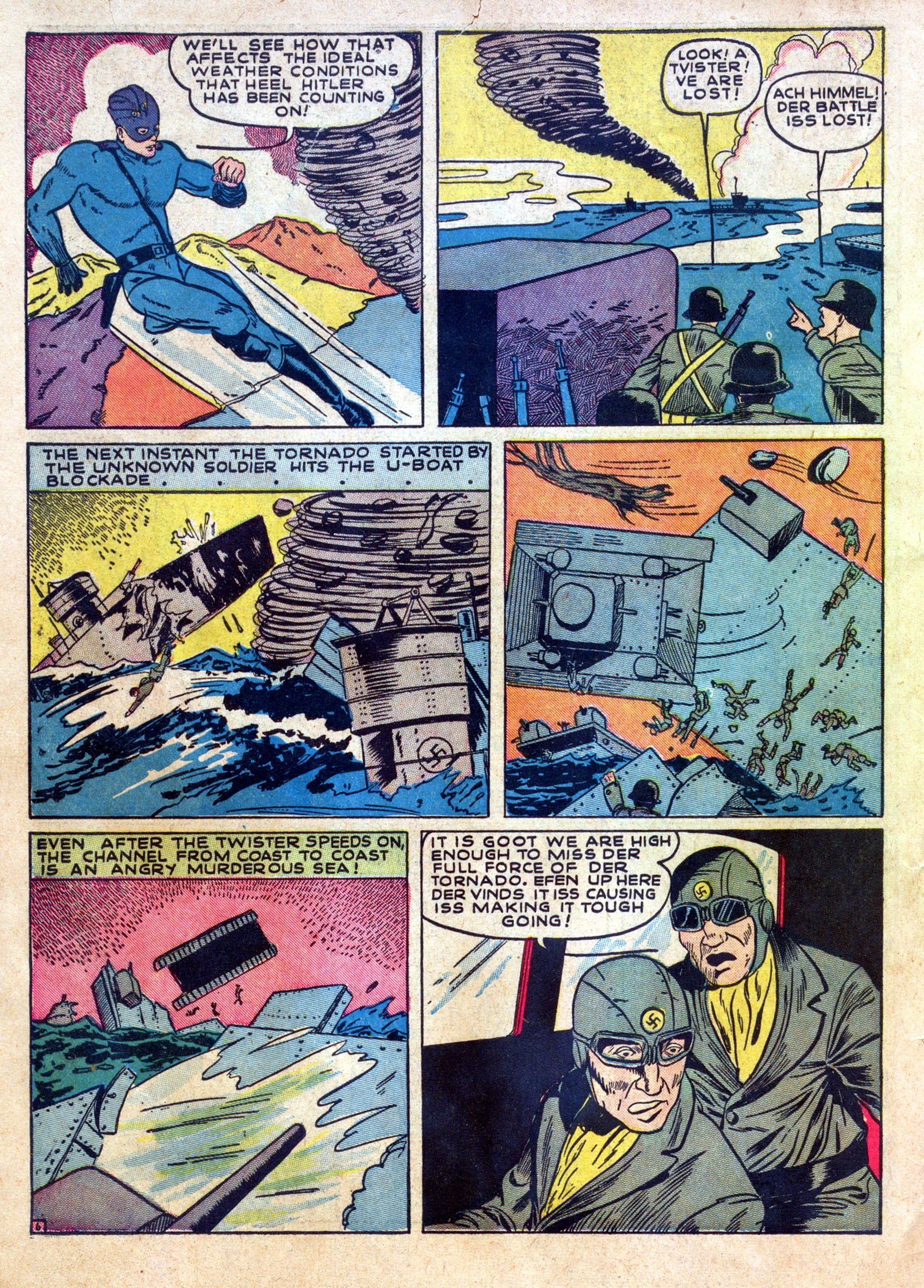Read online Our Flag Comics comic -  Issue #1 - 8