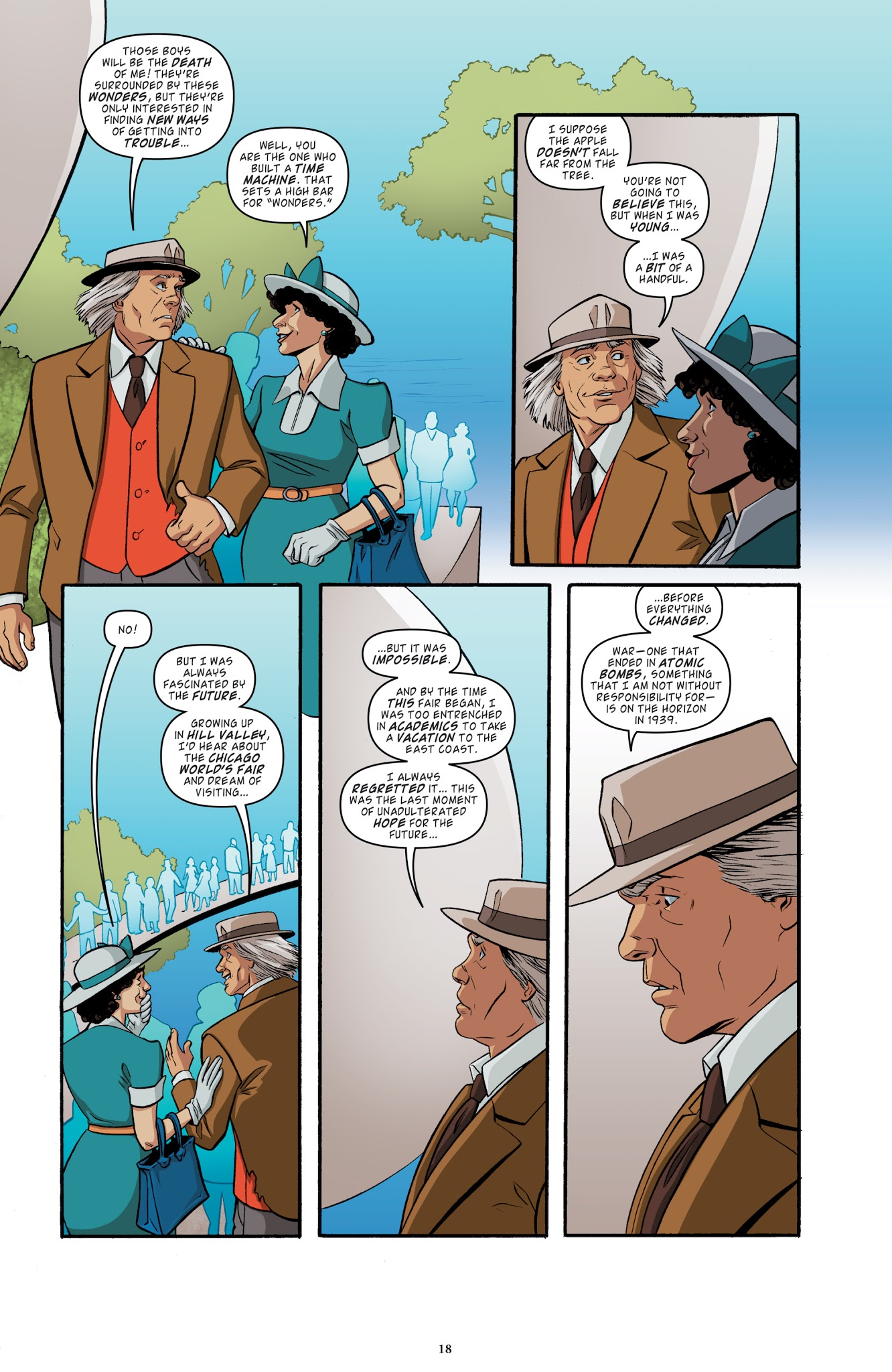 Read online Back to the Future: Tales from the Time Train comic -  Issue #2 - 20