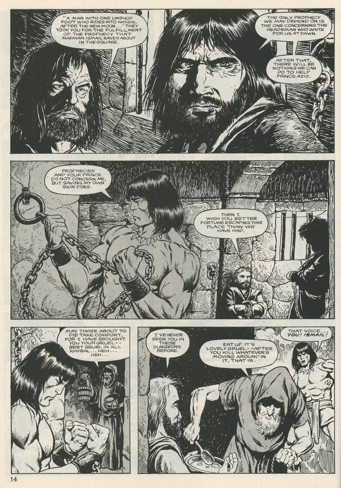 Read online The Savage Sword Of Conan comic -  Issue #124 - 14