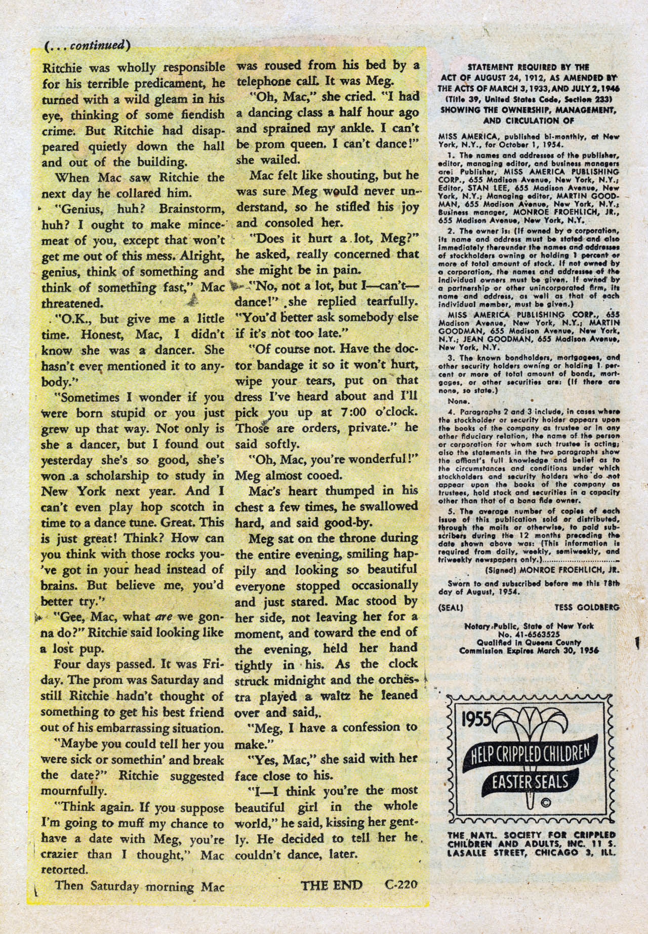 Read online Miss America comic -  Issue #70 - 18