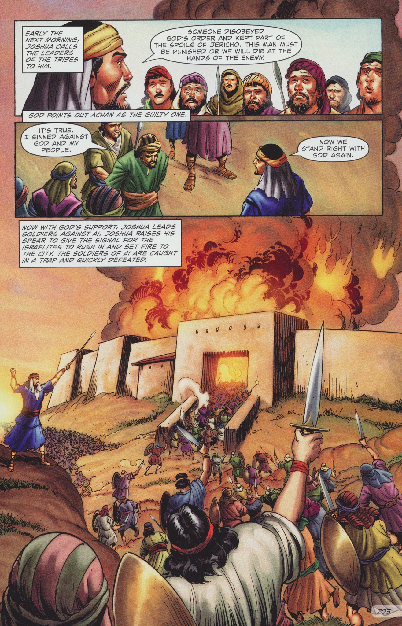 Read online The Action Bible comic -  Issue # TPB 1 - 207