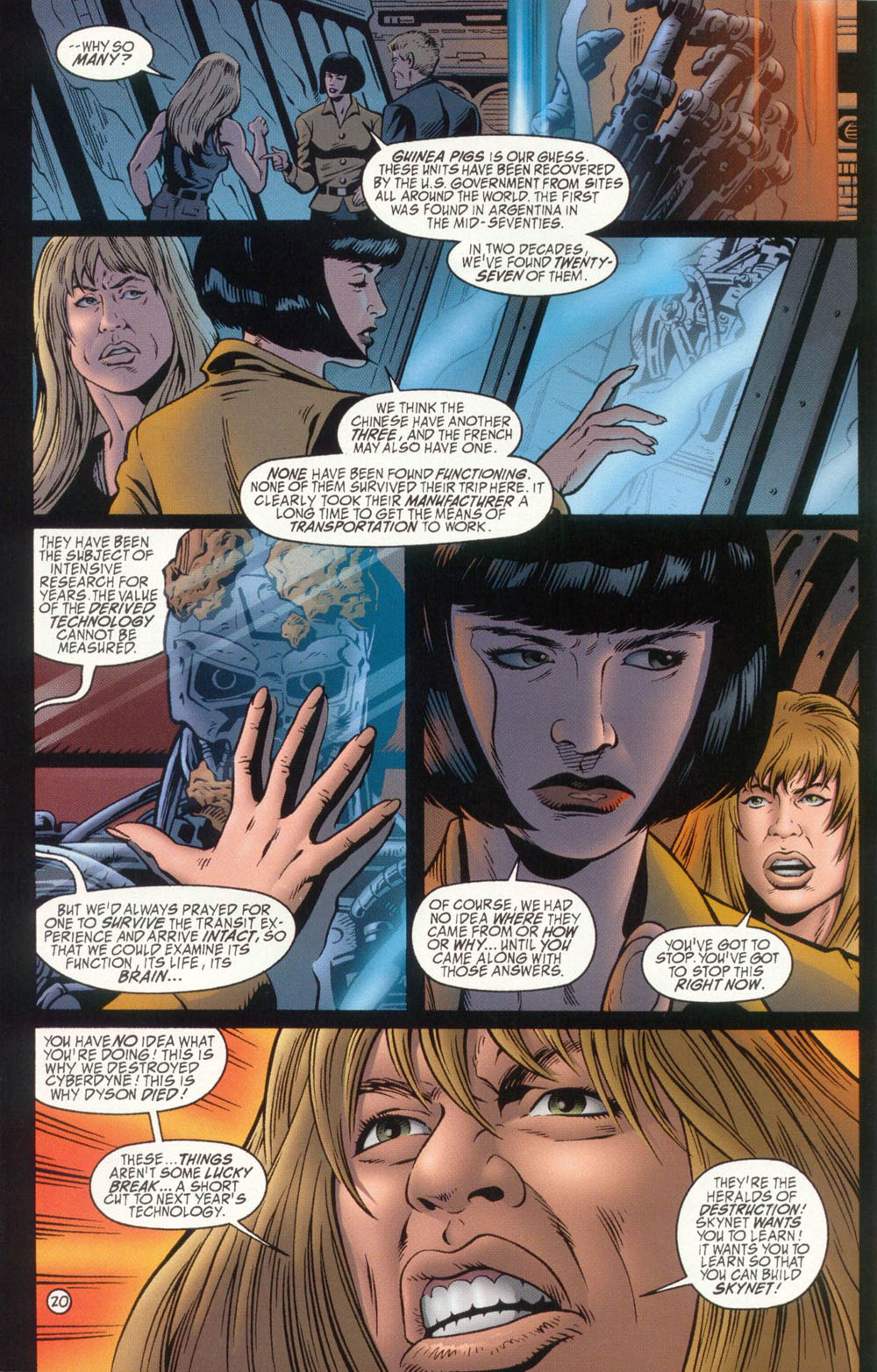 Read online T2: Cybernetic Dawn comic -  Issue #4 - 21