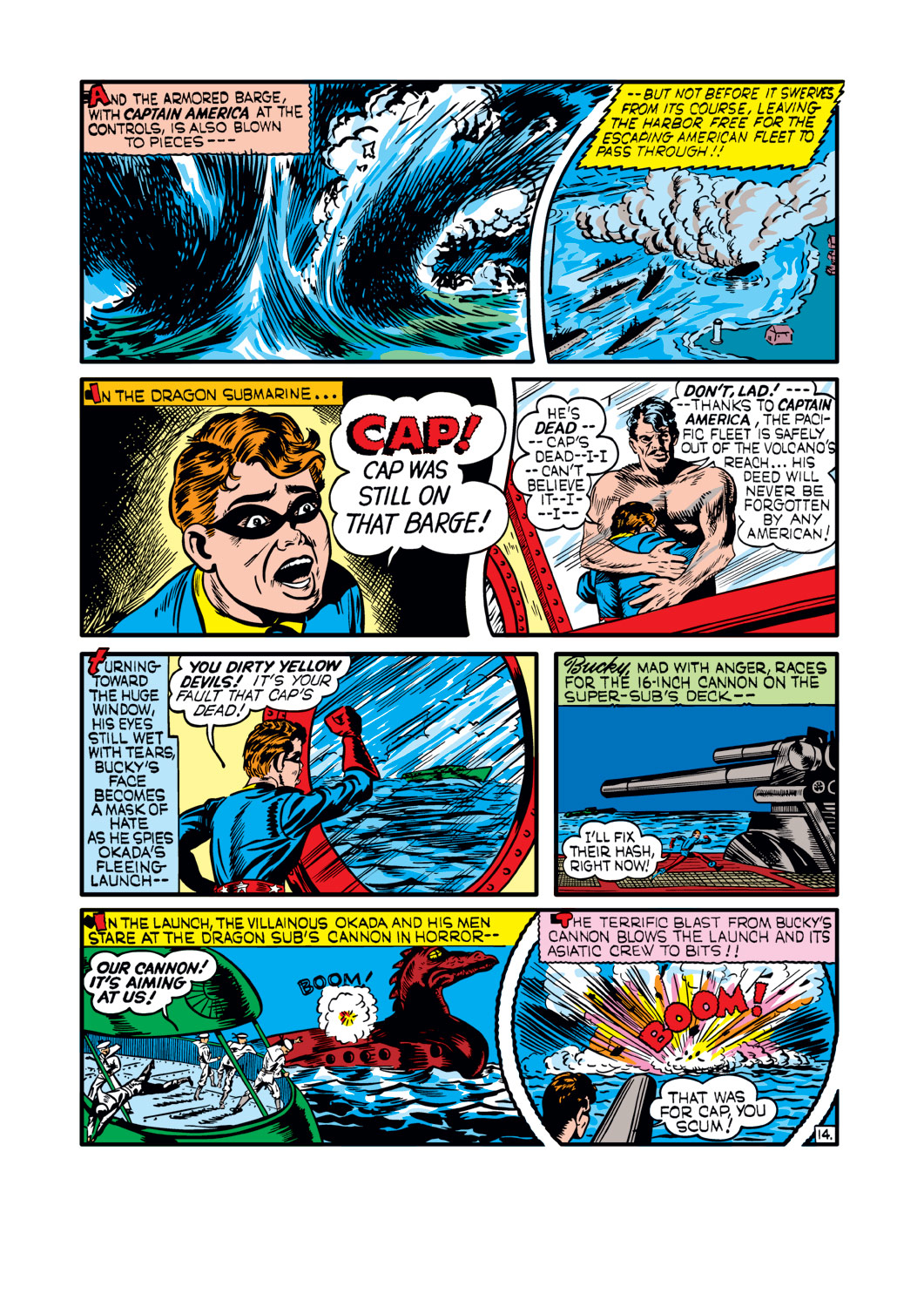 Read online Captain America Comics comic -  Issue #5 - 28