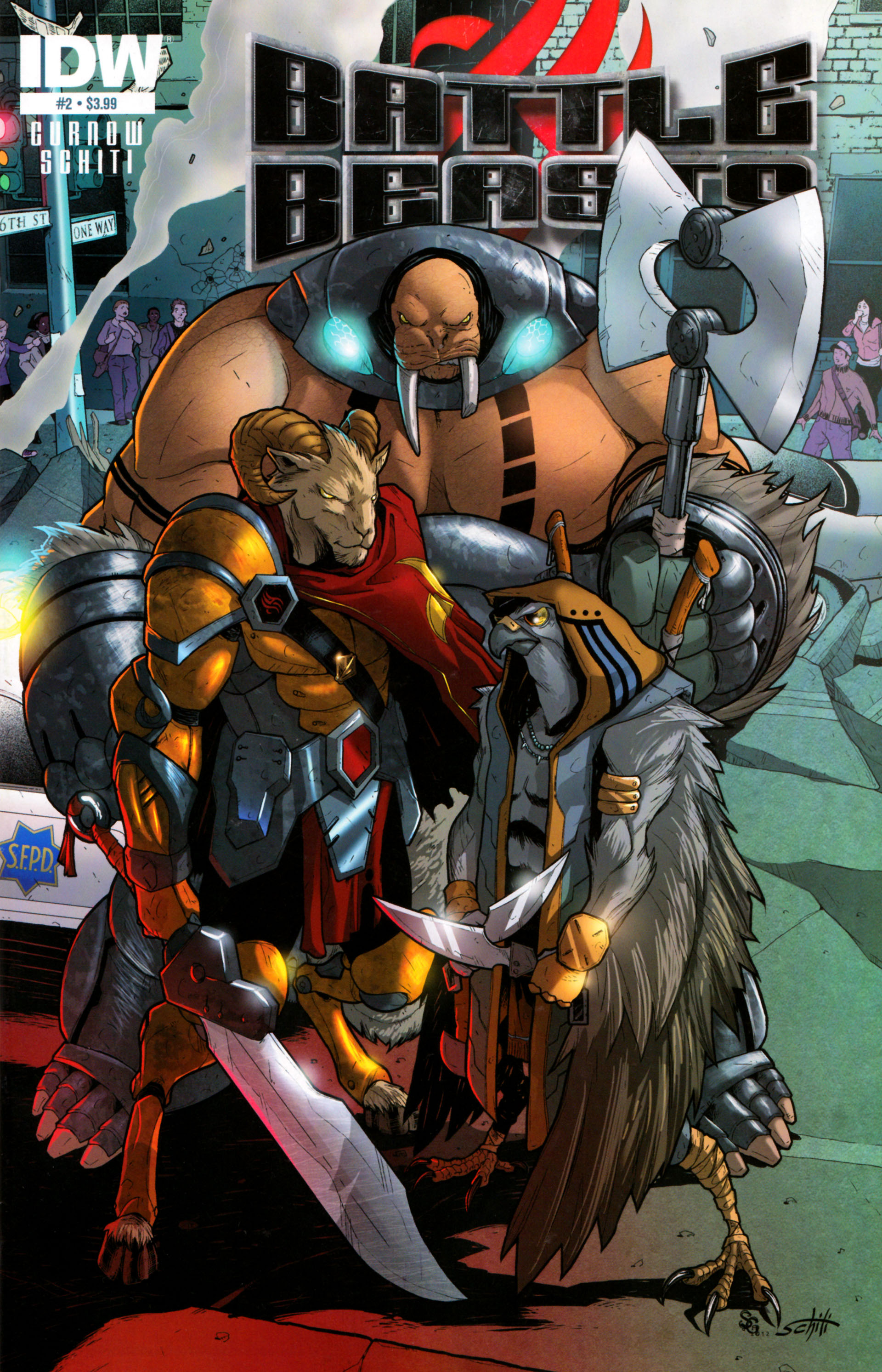 Read online Battle Beasts comic -  Issue #2 - 1