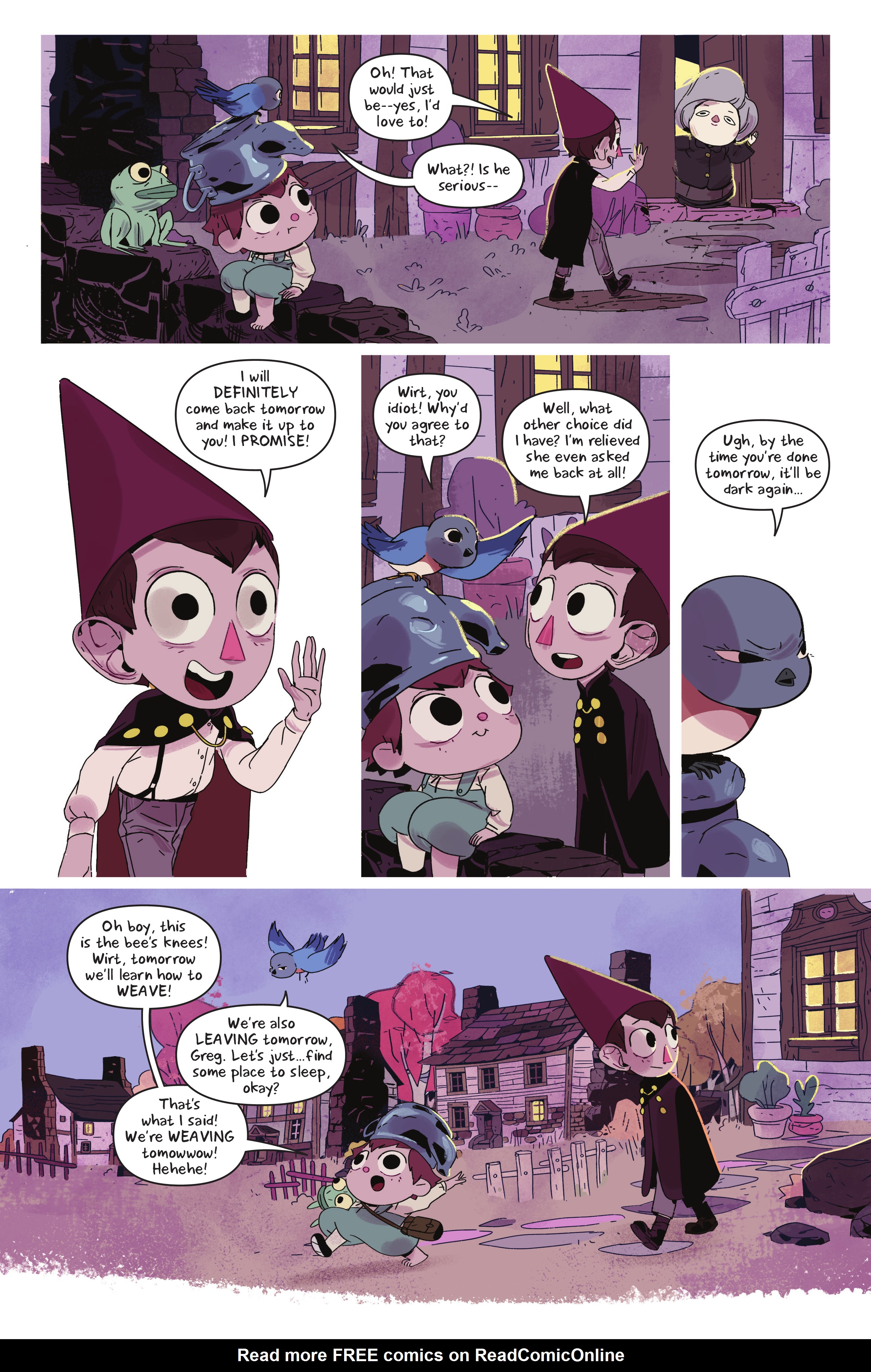 Read online Over the Garden Wall: Hollow Town comic -  Issue # TPB - 39