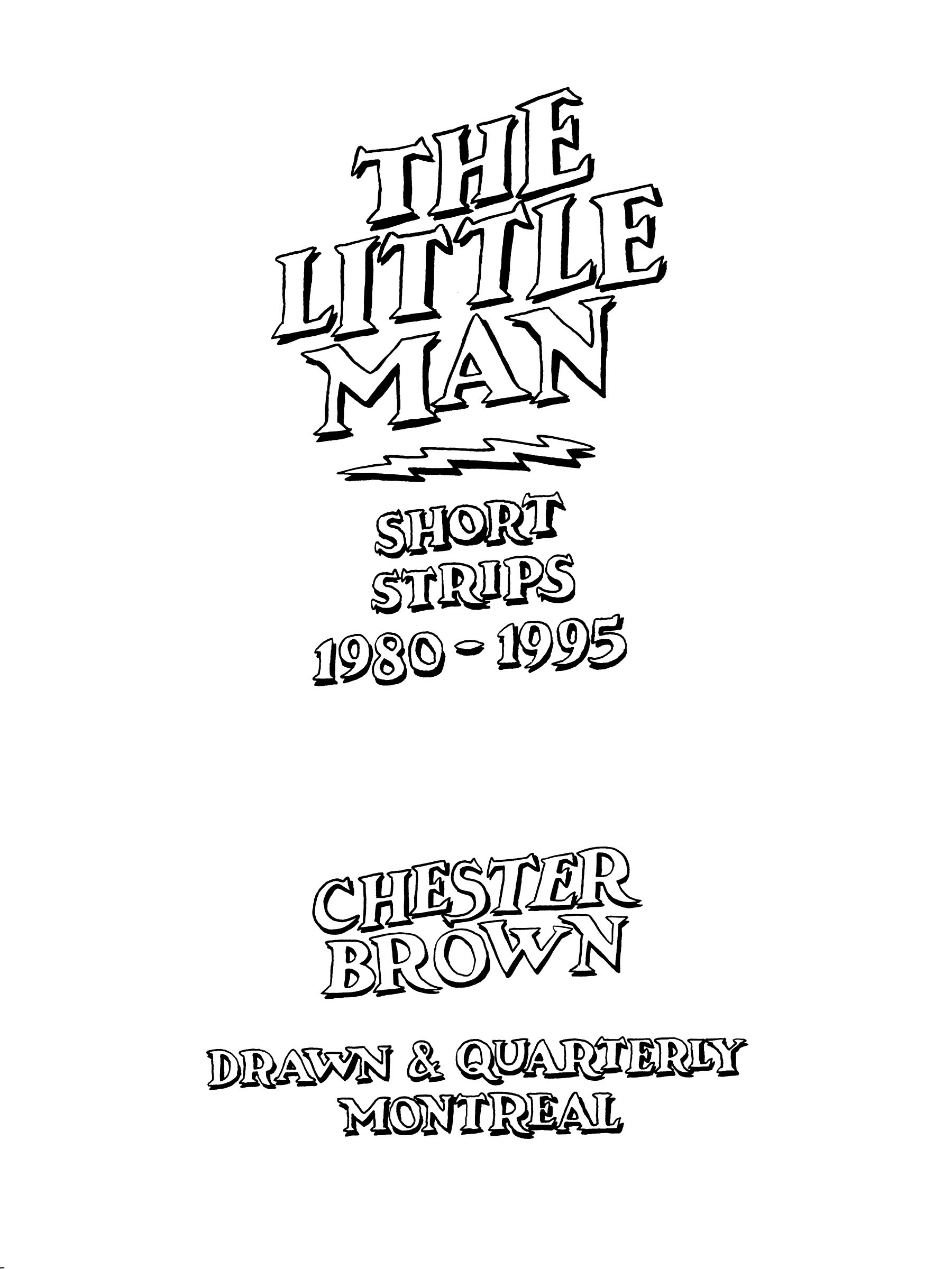Read online Little Man: Short Strips 1980 - 1995 comic -  Issue # TPB (Part 1) - 5