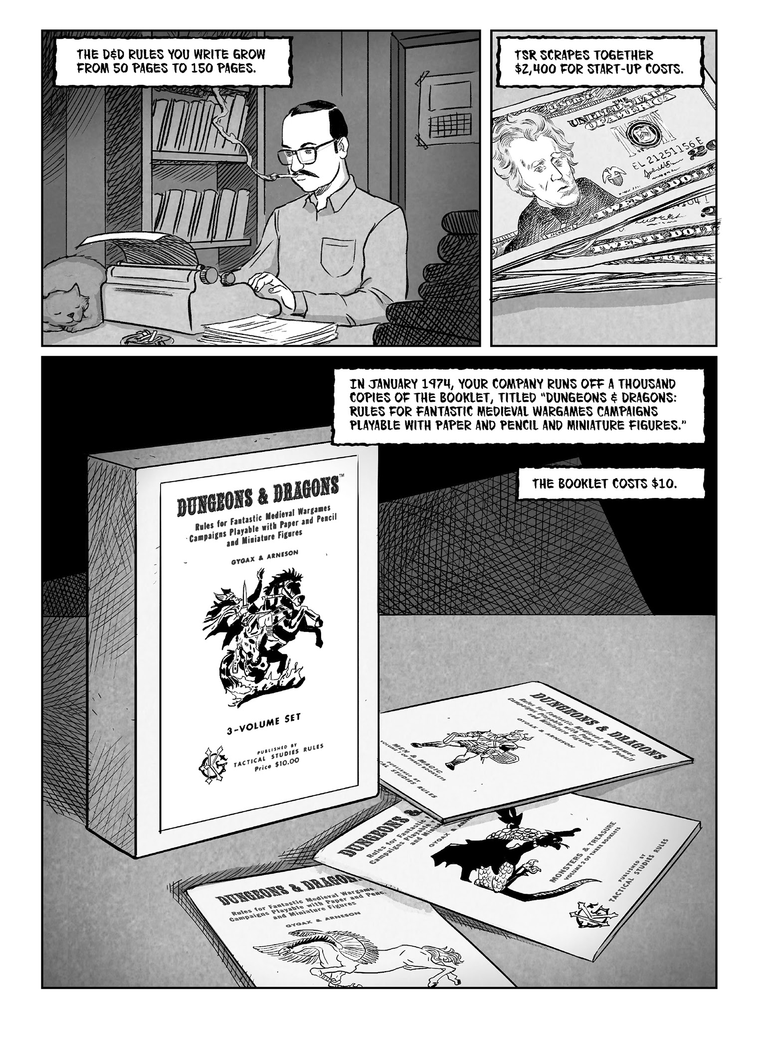 Read online Rise of the Dungeon Master: Gary Gygax and the Creation of D&D comic -  Issue # TPB - 72