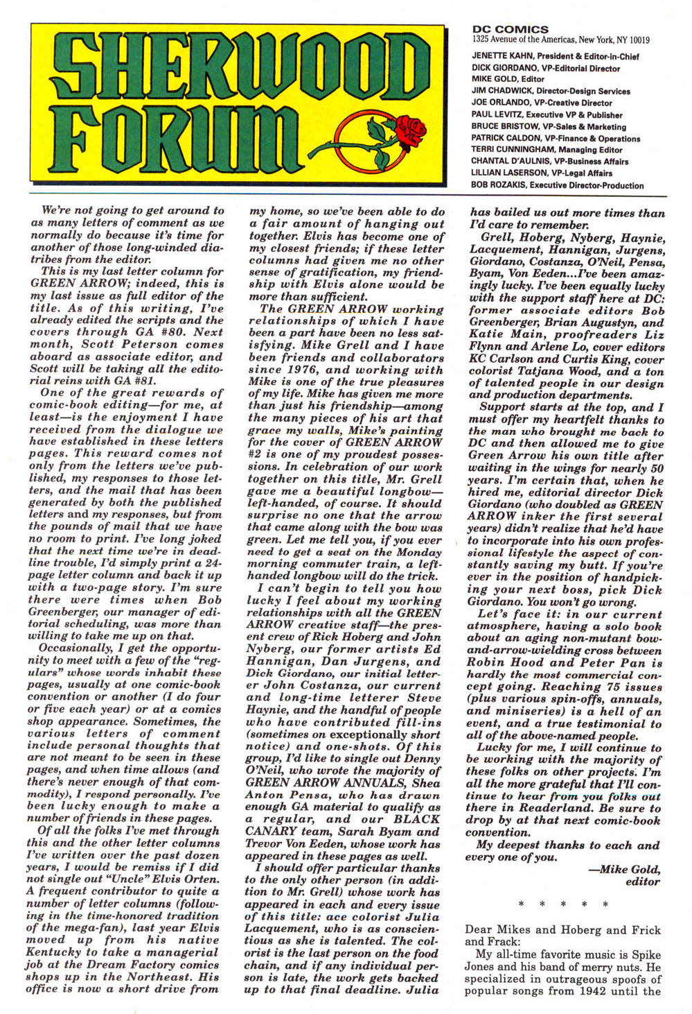 Read online Green Arrow (1988) comic -  Issue #75 - 38