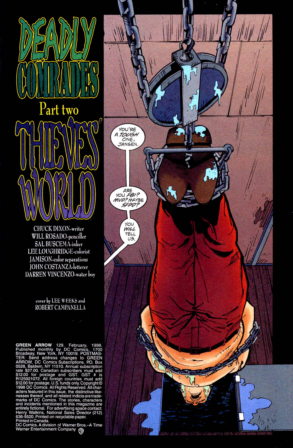 Read online Green Arrow (1988) comic -  Issue #129 - 2