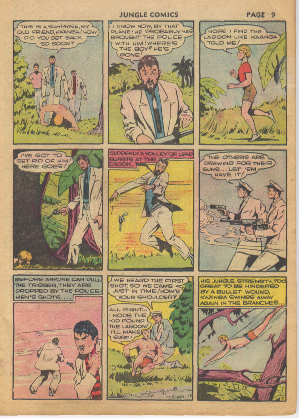 Read online Jungle Comics comic -  Issue #10 - 10