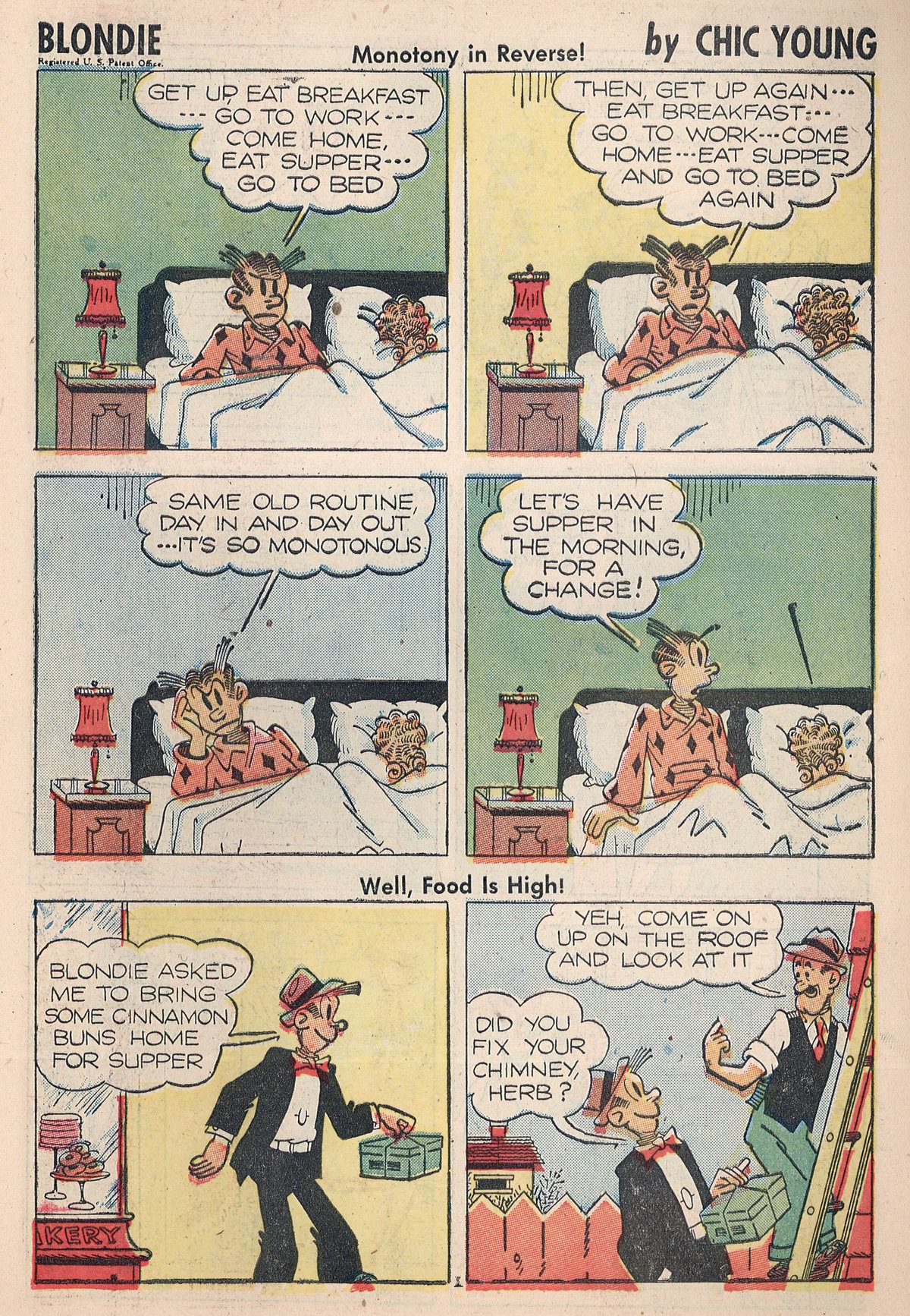 Read online Blondie Comics (1947) comic -  Issue #11 - 28