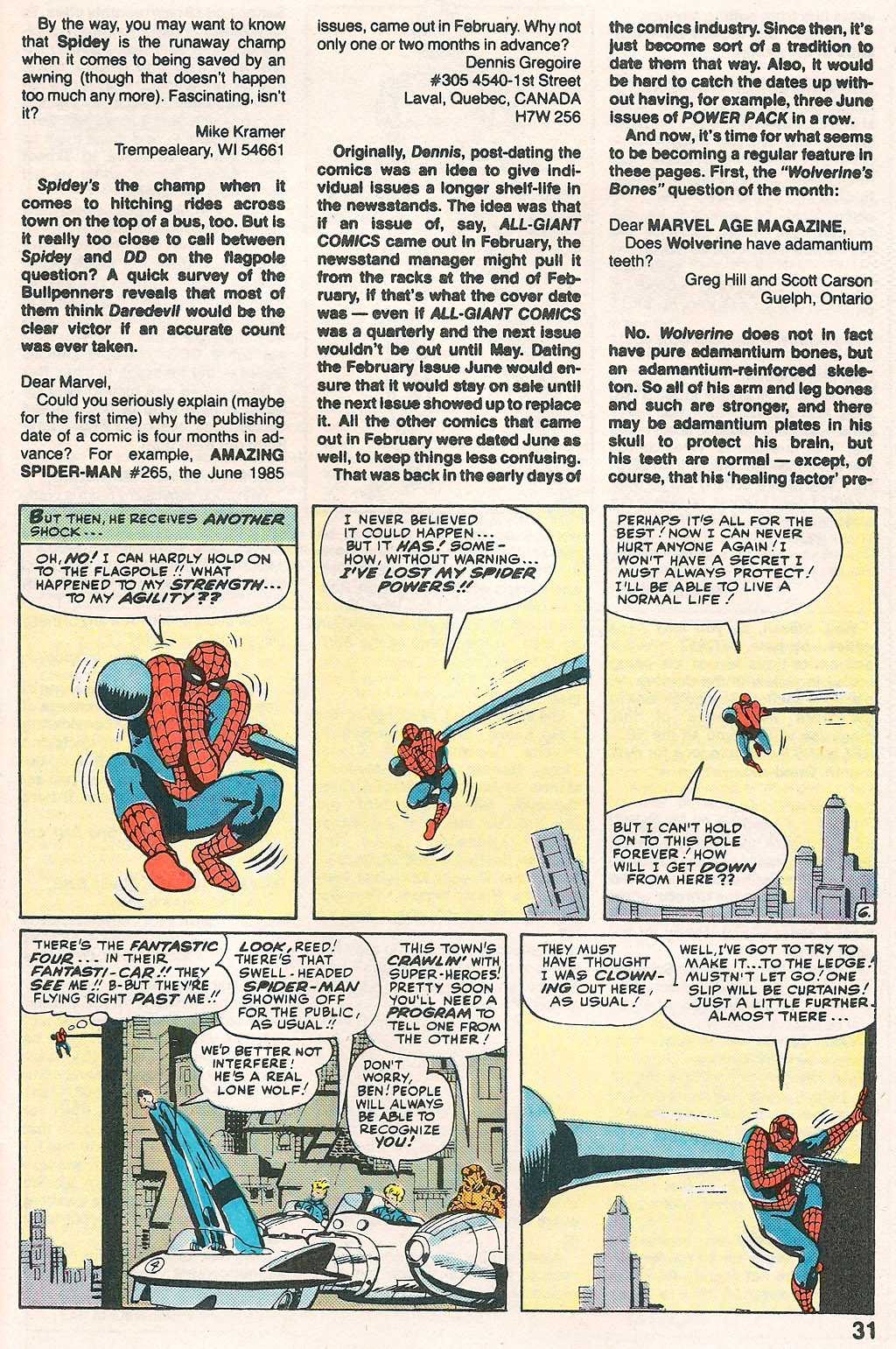 Read online Marvel Age comic -  Issue #31 - 32