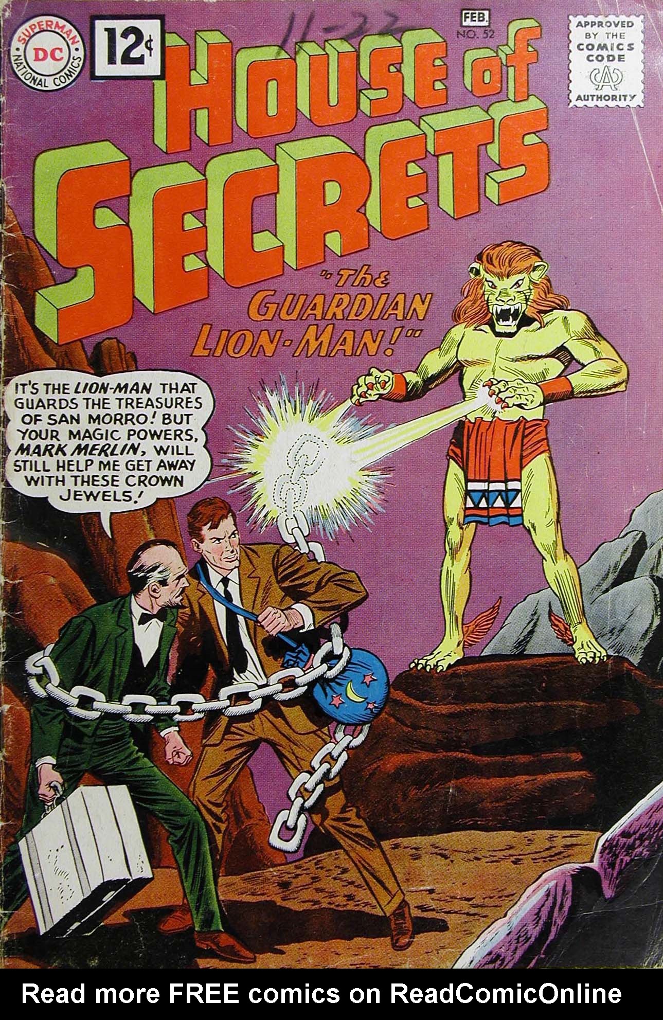 Read online House of Secrets (1956) comic -  Issue #52 - 1