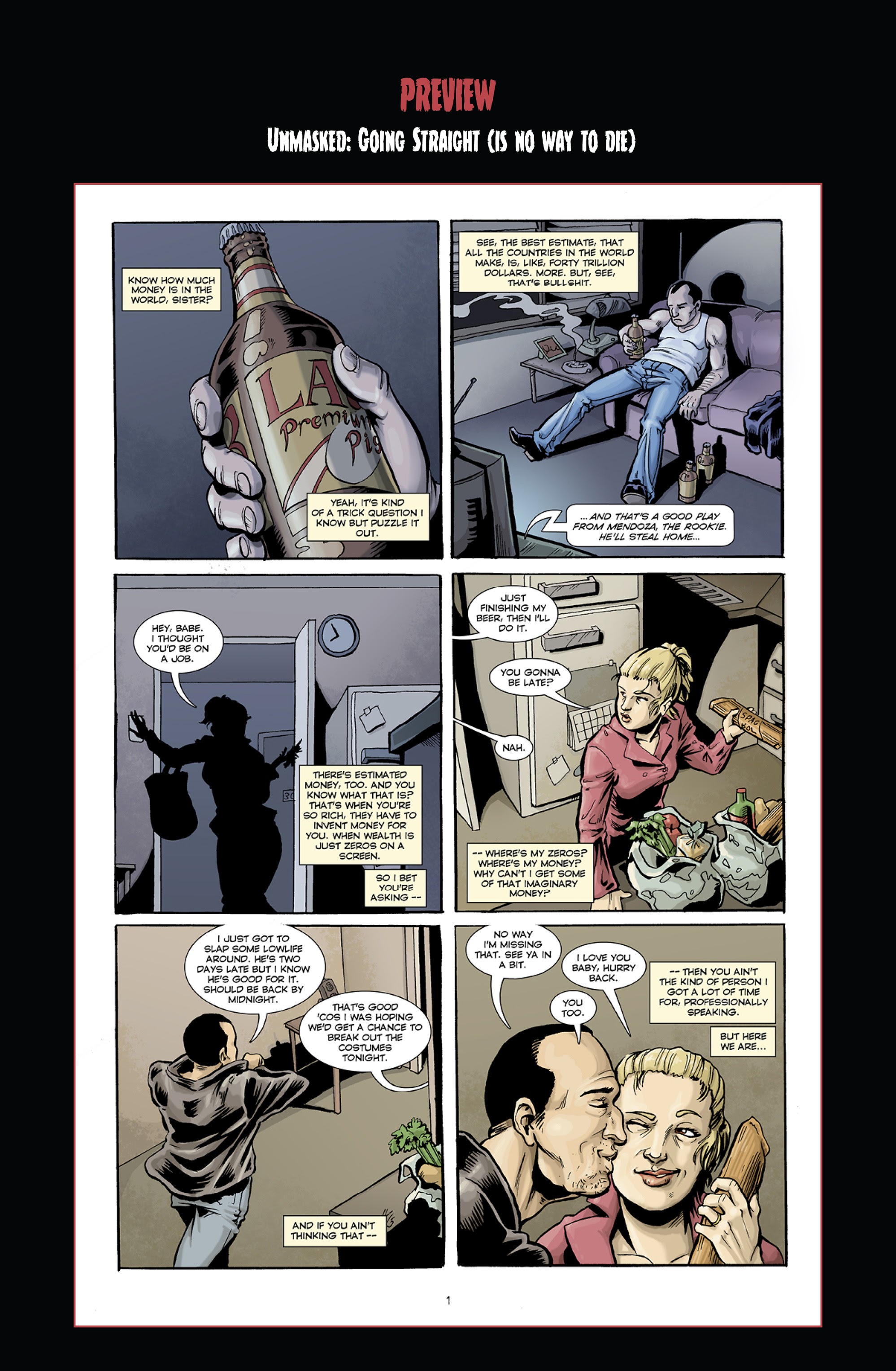 Read online Unmasked: Caddy Full of Blood comic -  Issue # Full - 39