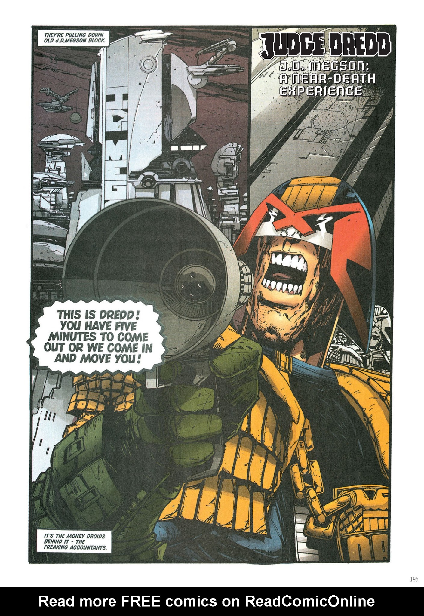 Read online Judge Dredd: The Complete Case Files comic -  Issue # TPB 31 - 196