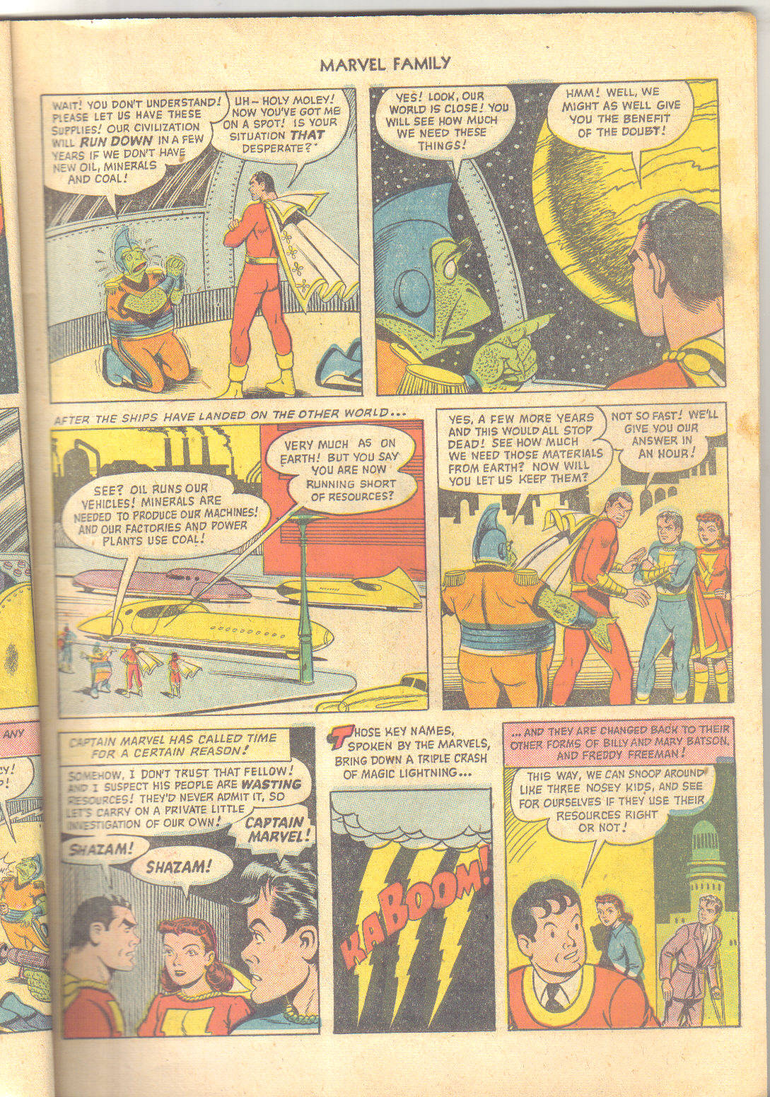 Read online The Marvel Family comic -  Issue #47 - 12