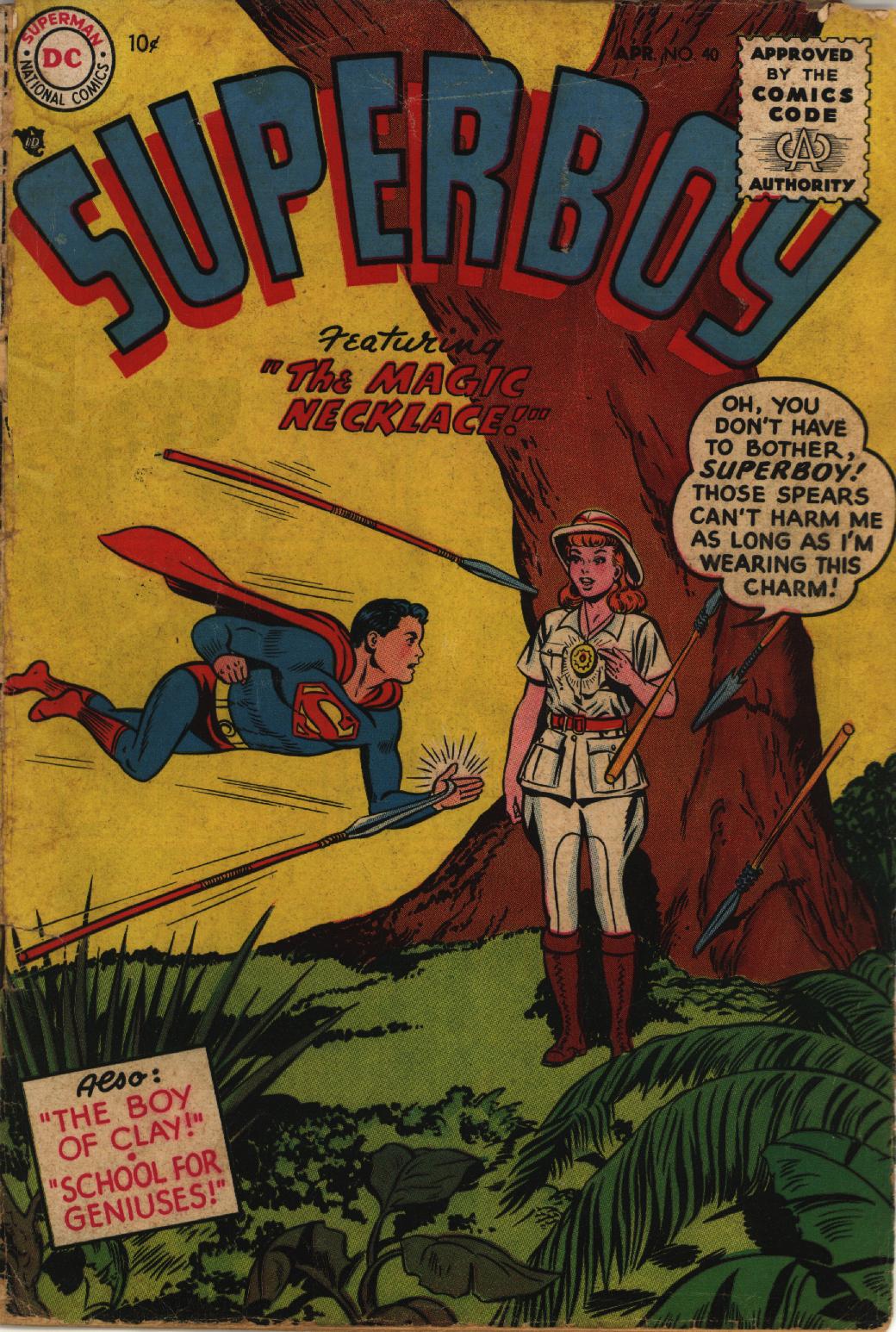 Read online Superboy (1949) comic -  Issue #40 - 1