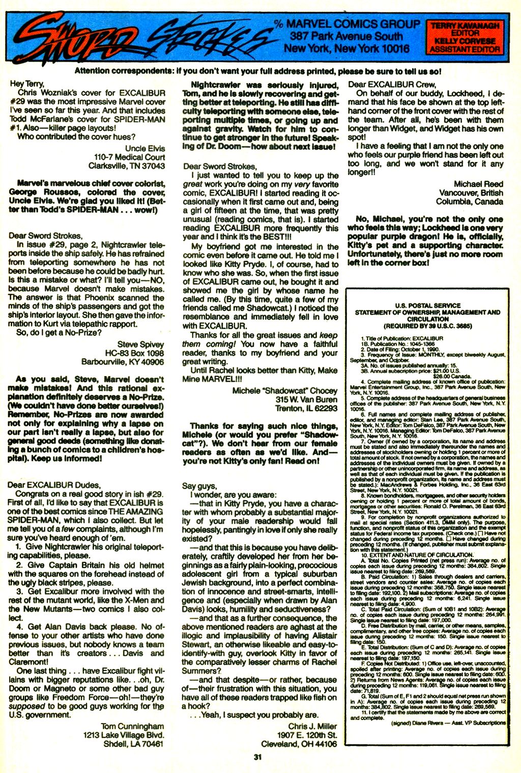 Read online Excalibur (1988) comic -  Issue #36 - 24