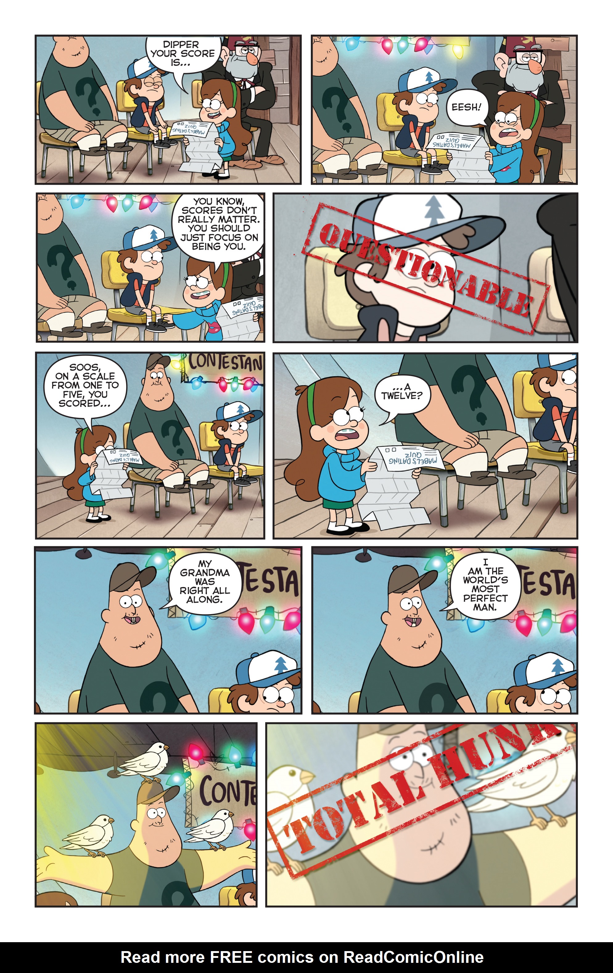 Read online Disney Gravity Falls Shorts Cinestory Comic comic -  Issue #1 - 19