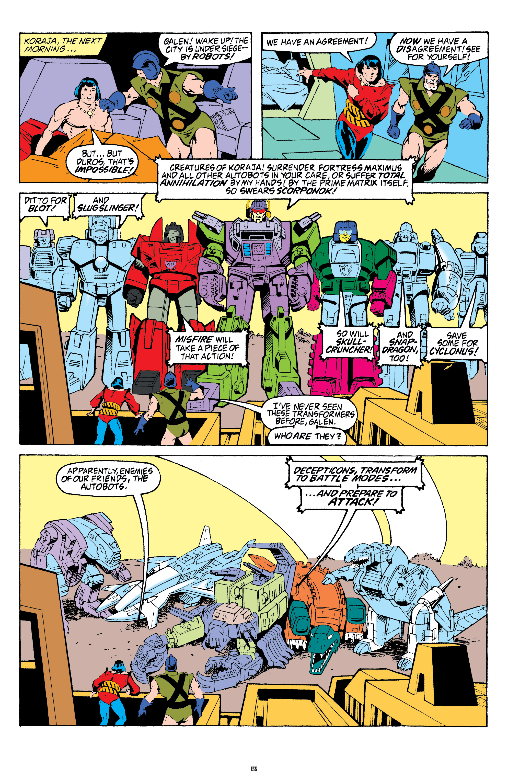 Read online The Transformers Classics comic -  Issue # TPB 7 - 134