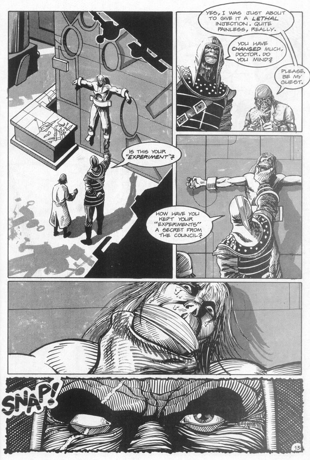 Read online Planet of the Apes (1990) comic -  Issue #12 - 15