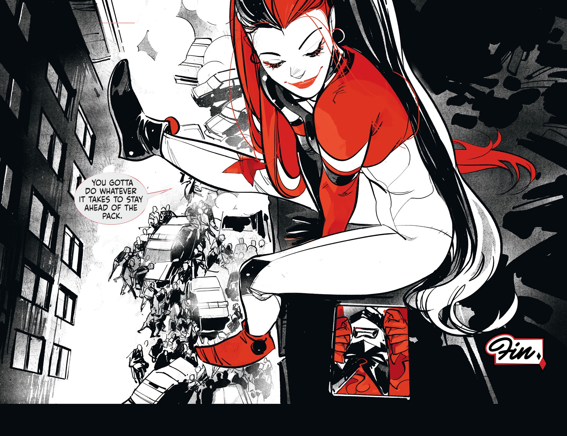 Read online Harley Quinn Black   White   Red comic -  Issue #11 - 24