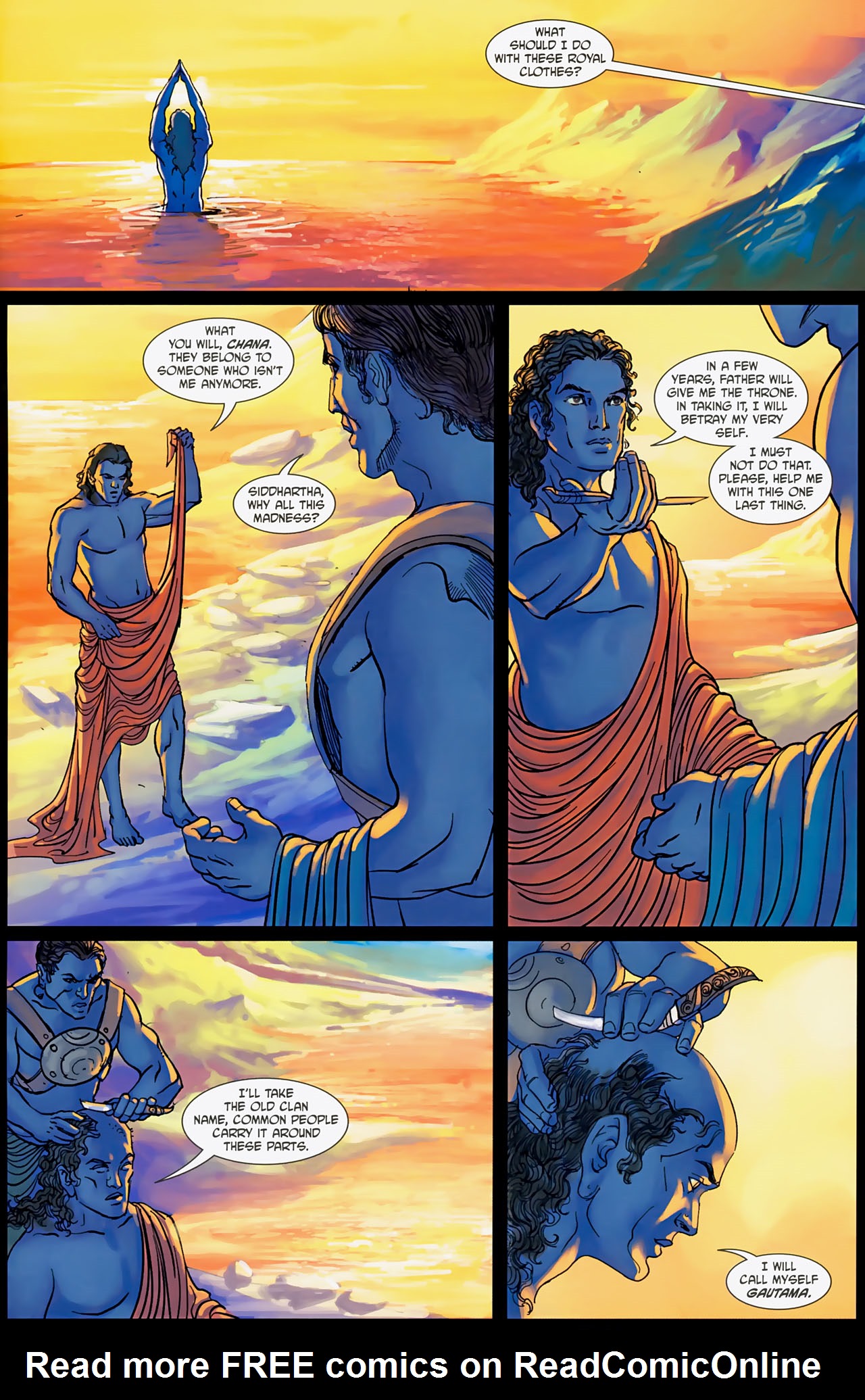Read online Deepak Chopra's Buddha: A Story of Enlightenment comic -  Issue #4 - 9