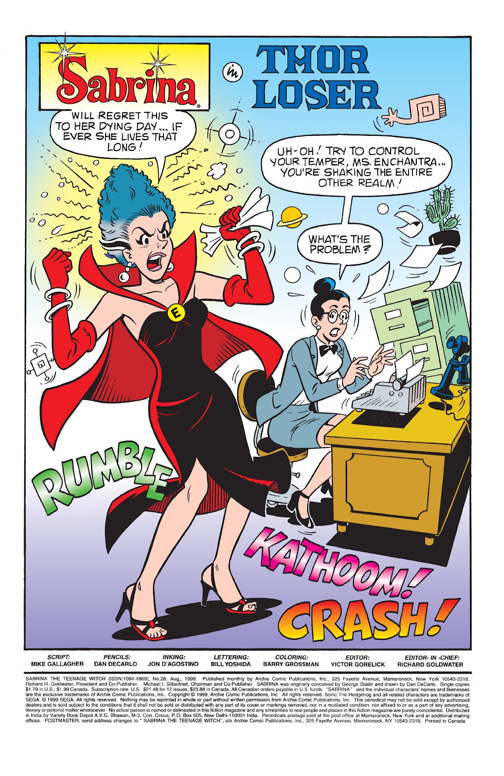 Sabrina the Teenage Witch (1997) Issue #28 #29 - English 2