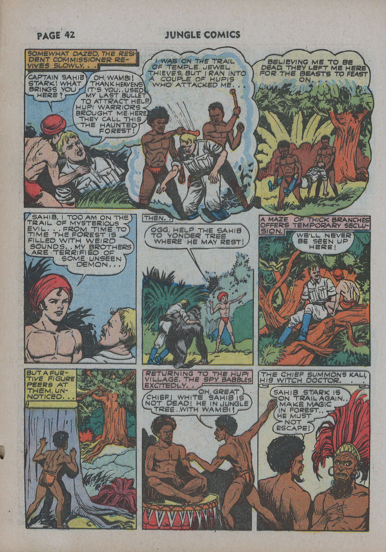 Read online Jungle Comics comic -  Issue #31 - 45