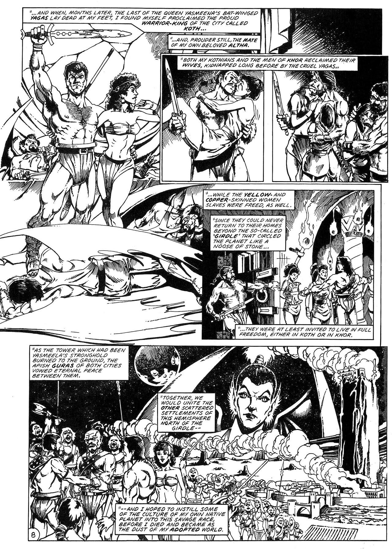 Read online Ironhand of Almuric comic -  Issue #1 - 9
