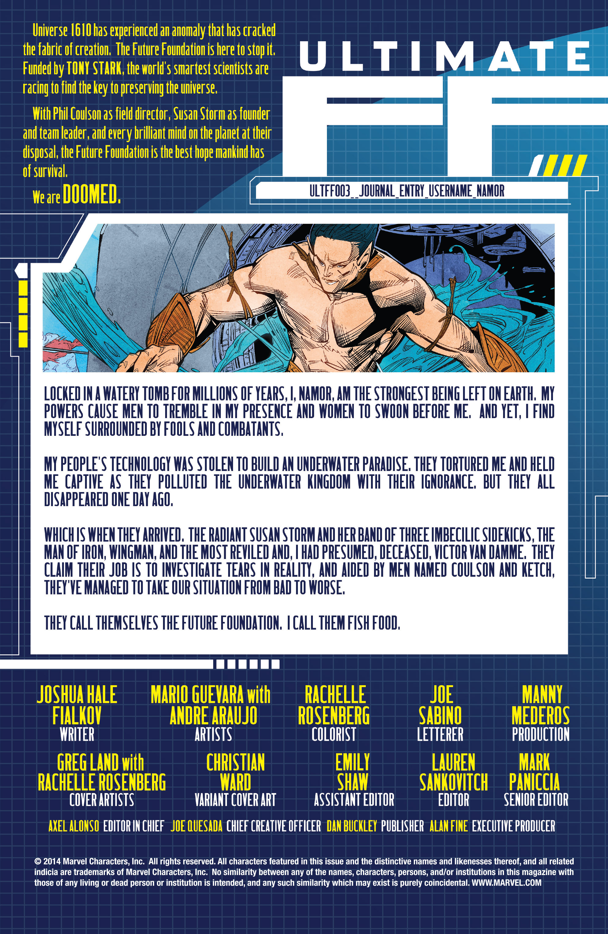 Read online Ultimate FF comic -  Issue #3 - 2