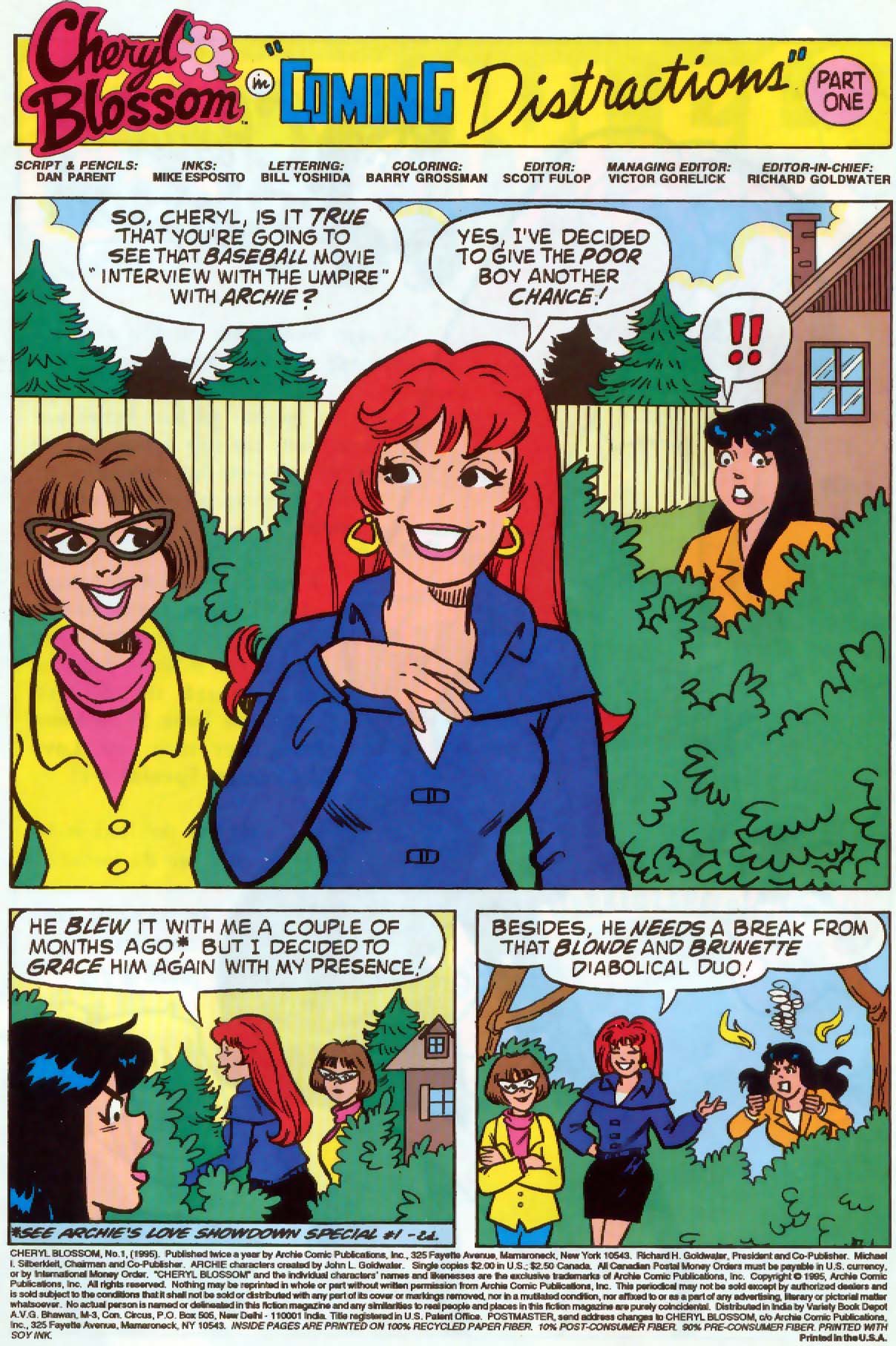Read online Cheryl Blossom Special comic -  Issue #1 - 3