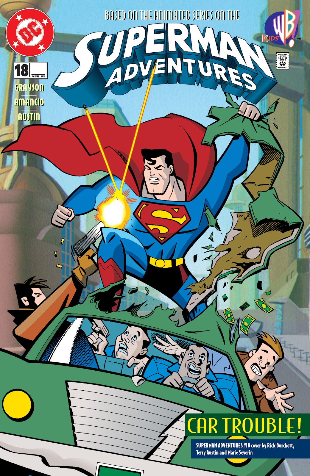 Комикс приключения 18. Скотт Макклауд. Adventures of Superman. Комиксы 18 цветные.