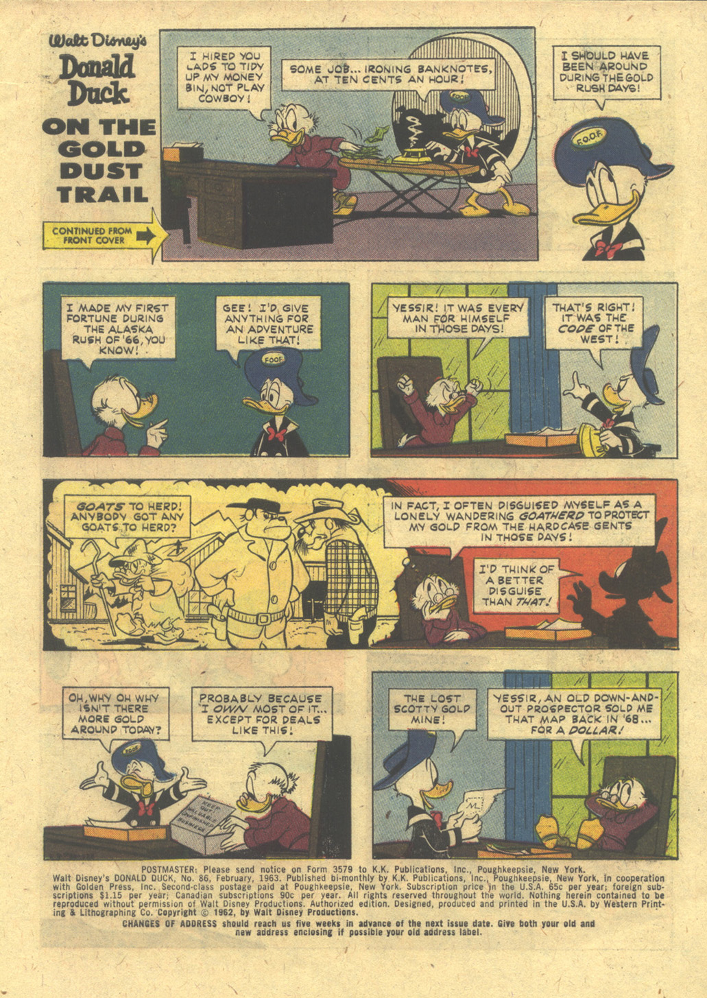 Read online Walt Disney's Donald Duck (1952) comic -  Issue #86 - 3