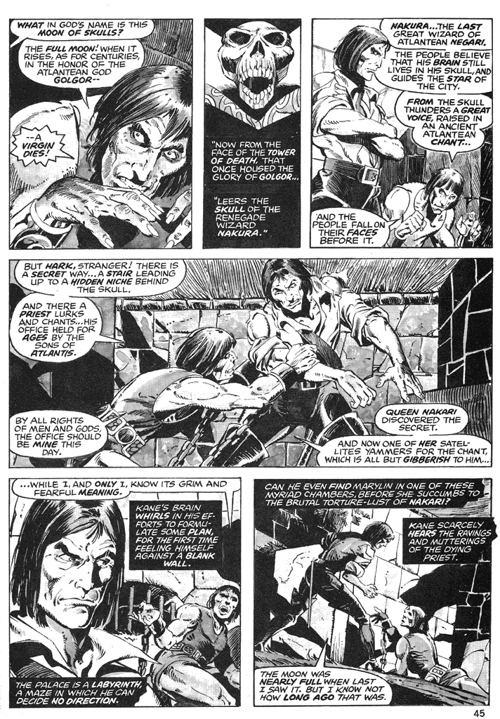 Read online The Savage Sword Of Conan comic -  Issue #39 - 44
