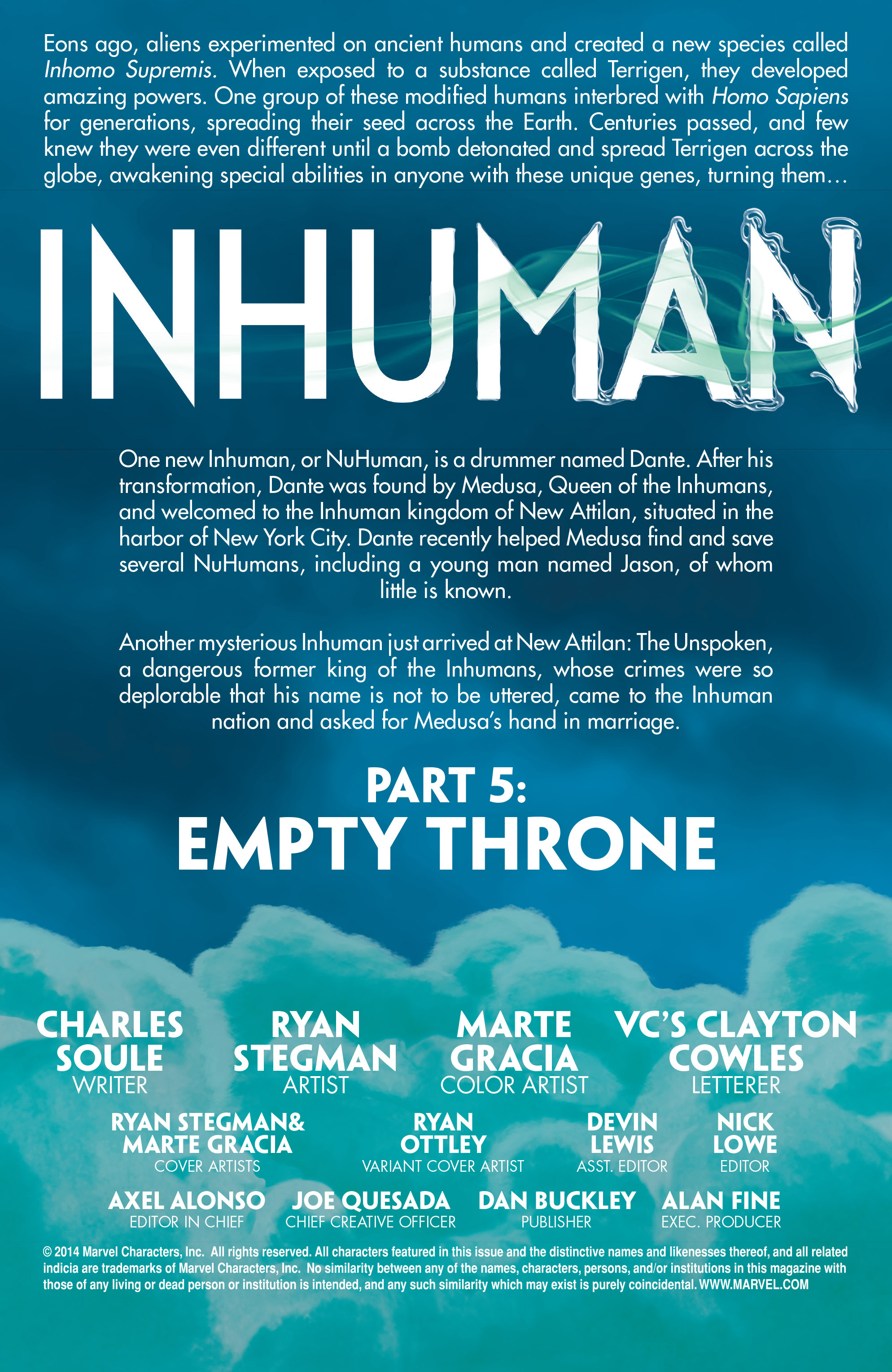 Read online Inhuman (2014) comic -  Issue #5 - 2
