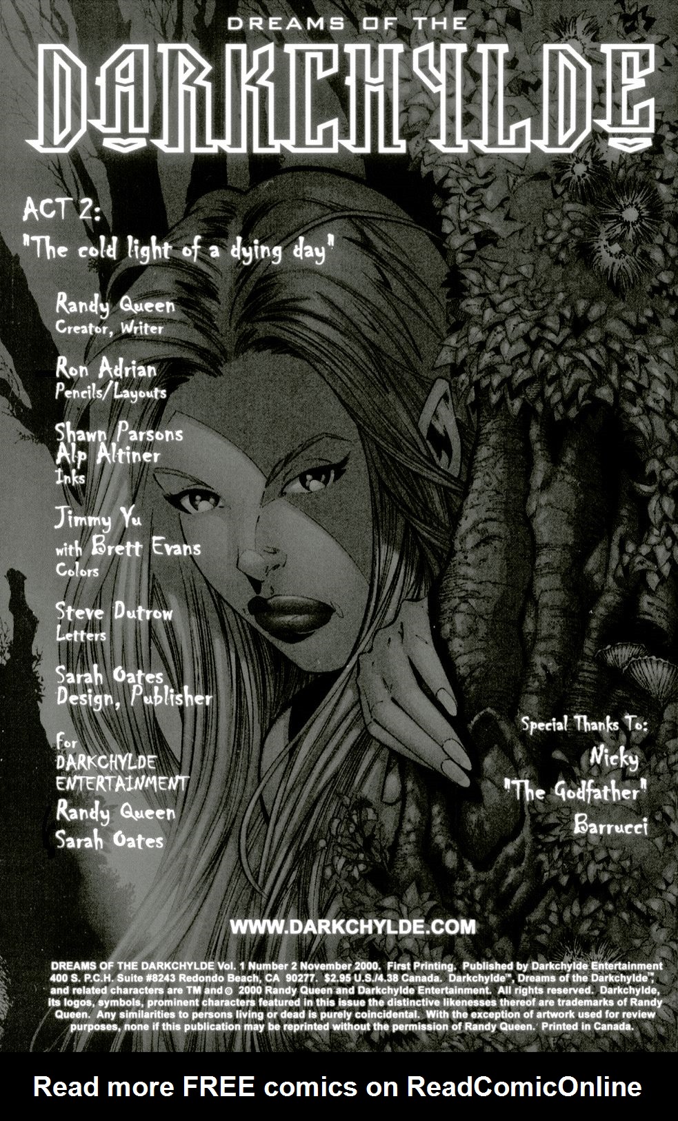 Read online Dreams of the Darkchylde comic -  Issue #2 - 4