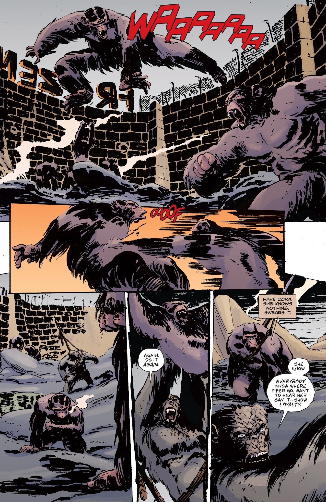 Read online Dawn of the Planet of the Apes comic -  Issue # TPB - 83